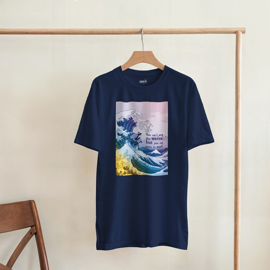 CAMISETA HOKUSAI SURF PSICODÉLICOS