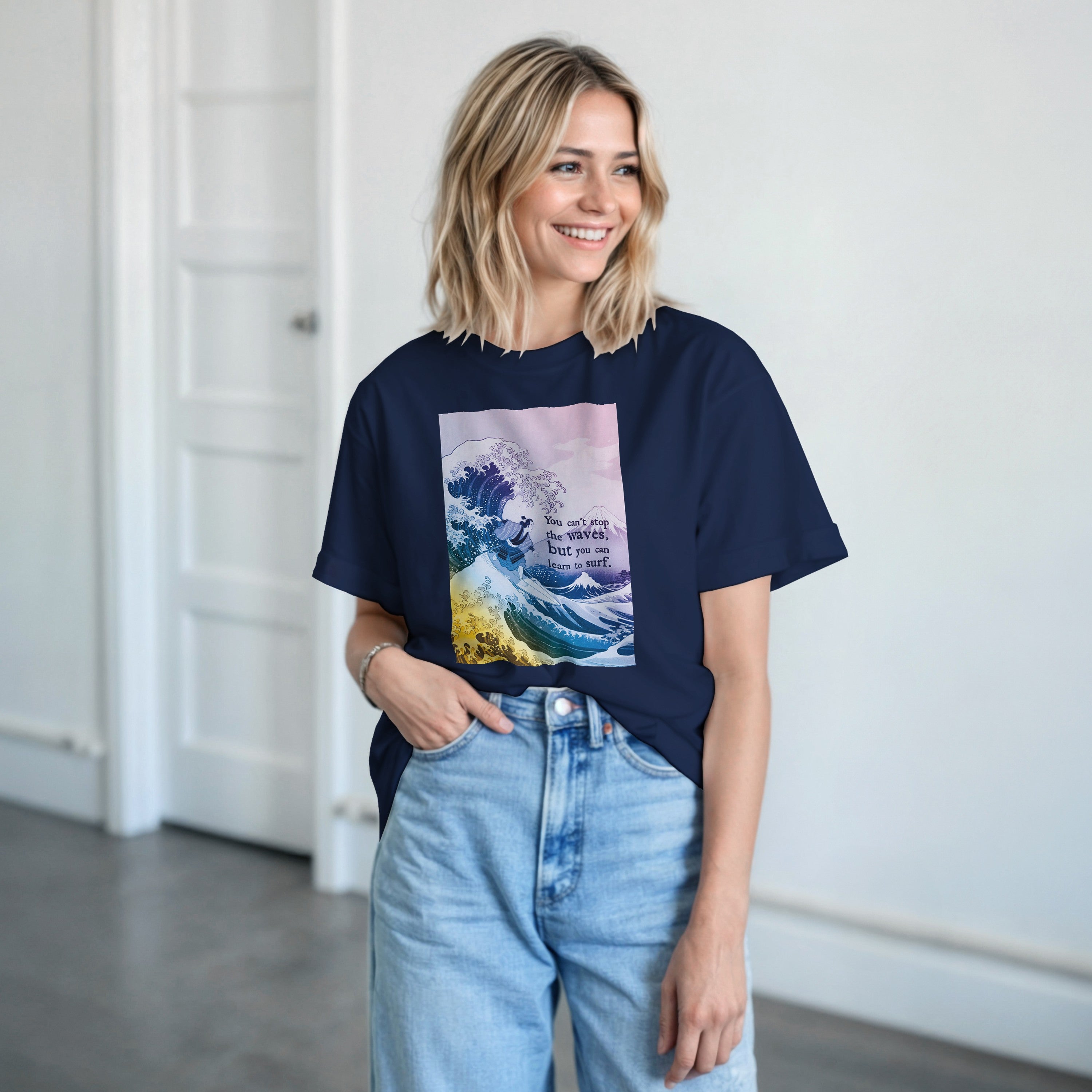 TSHIRT HOKUSAI SURF PSYCHEDELICS