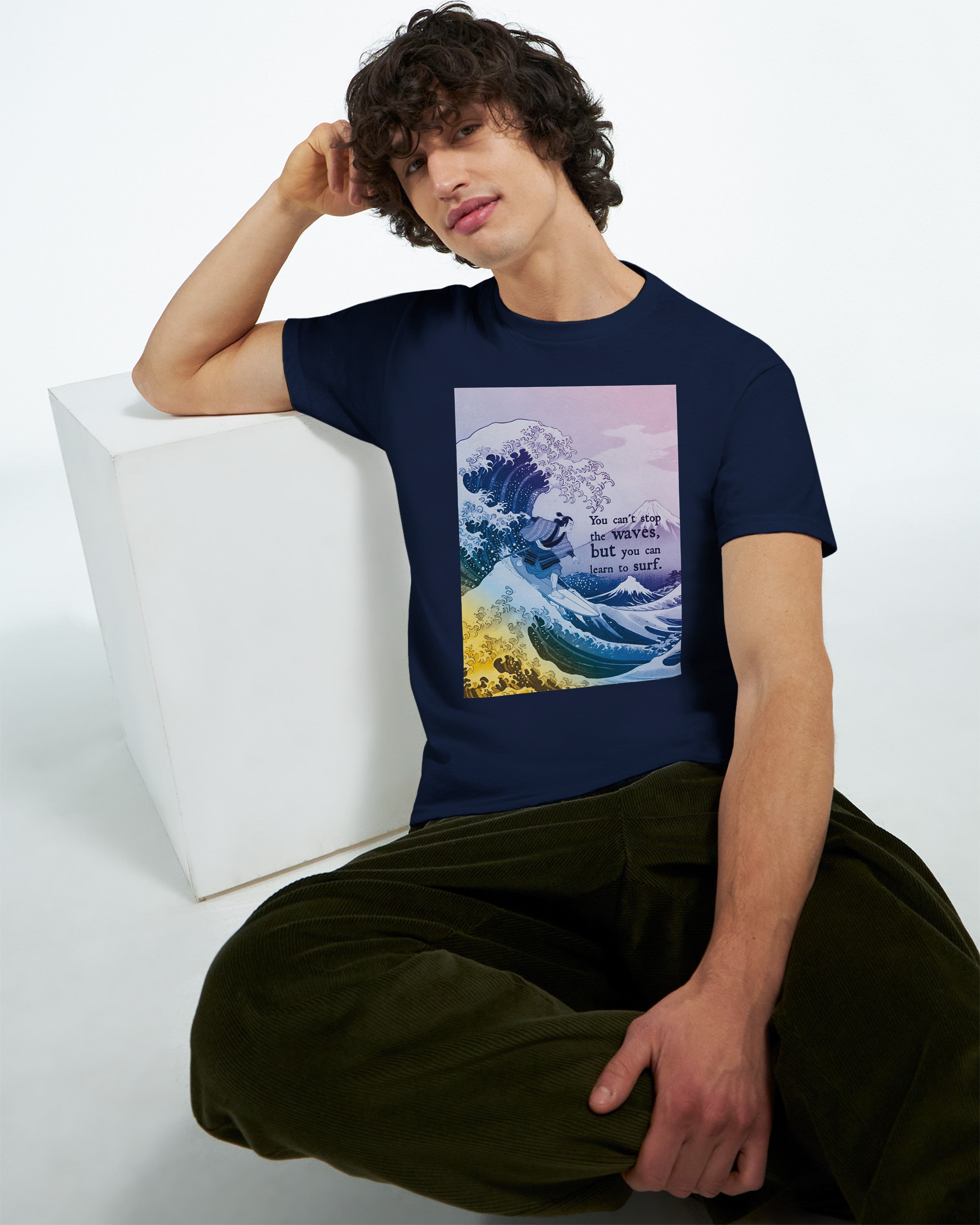 CAMISETA HOKUSAI SURF PSICODÉLICOS