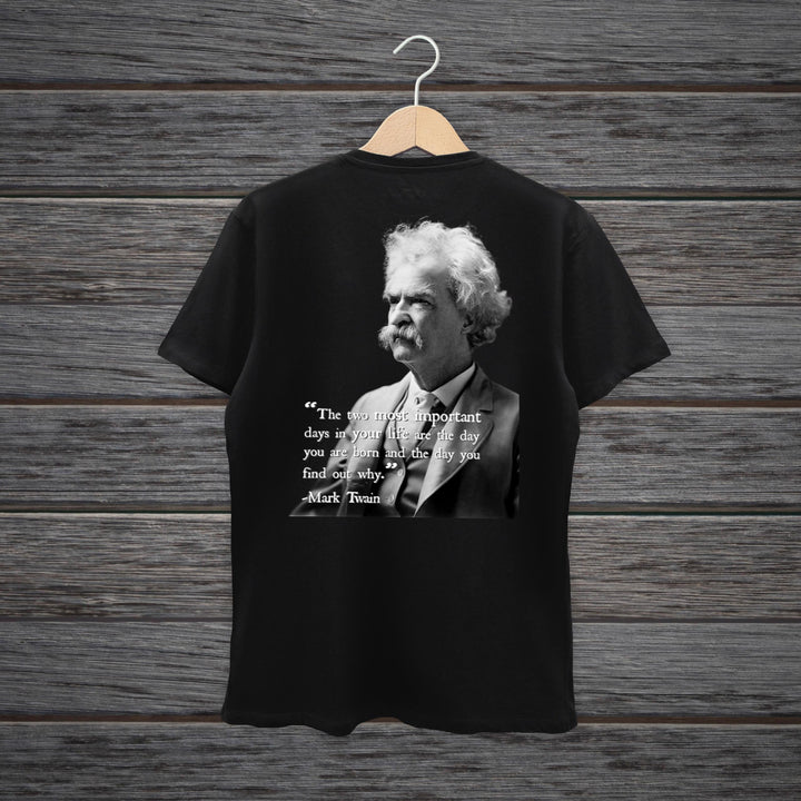 TSHIRT MASTER TWAIN BLACK & WHITE