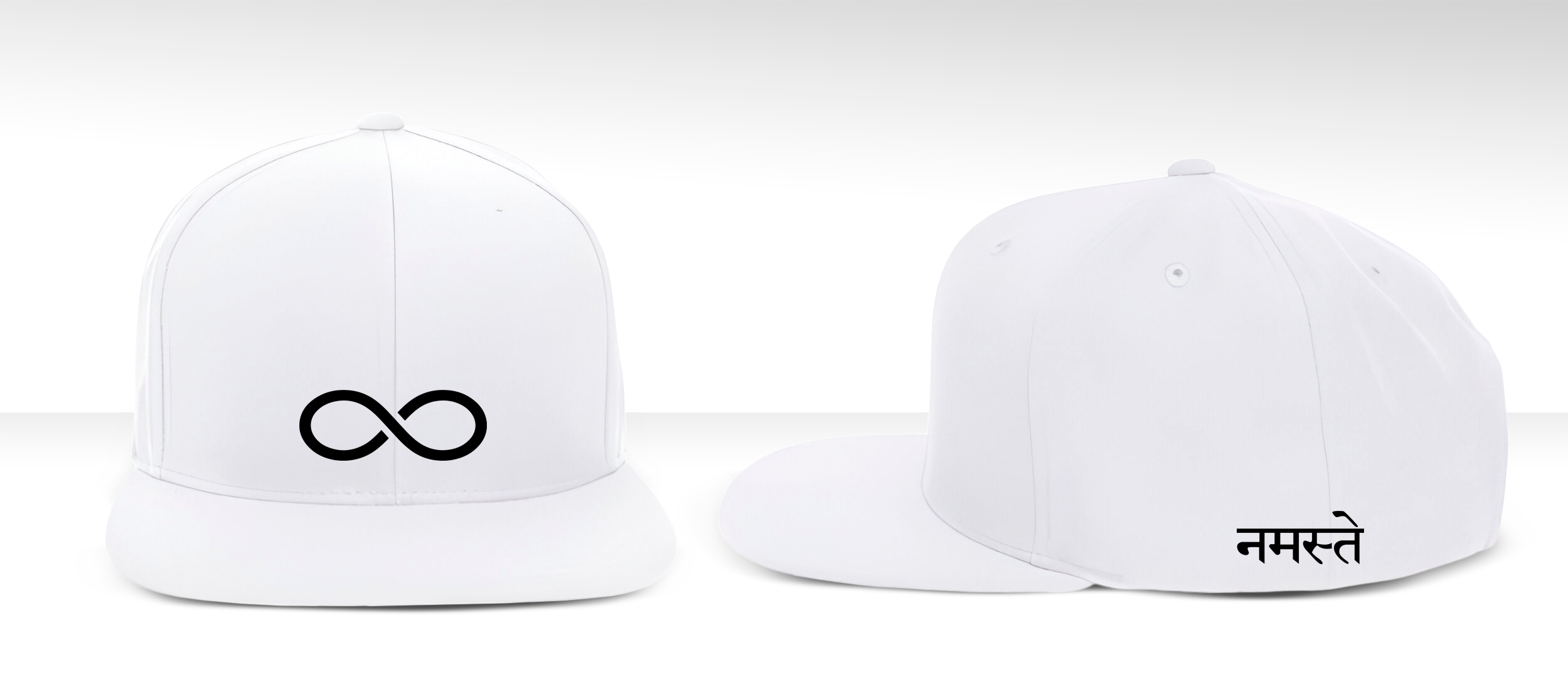 GORRA INFINITY BLANCA Y NEGRA