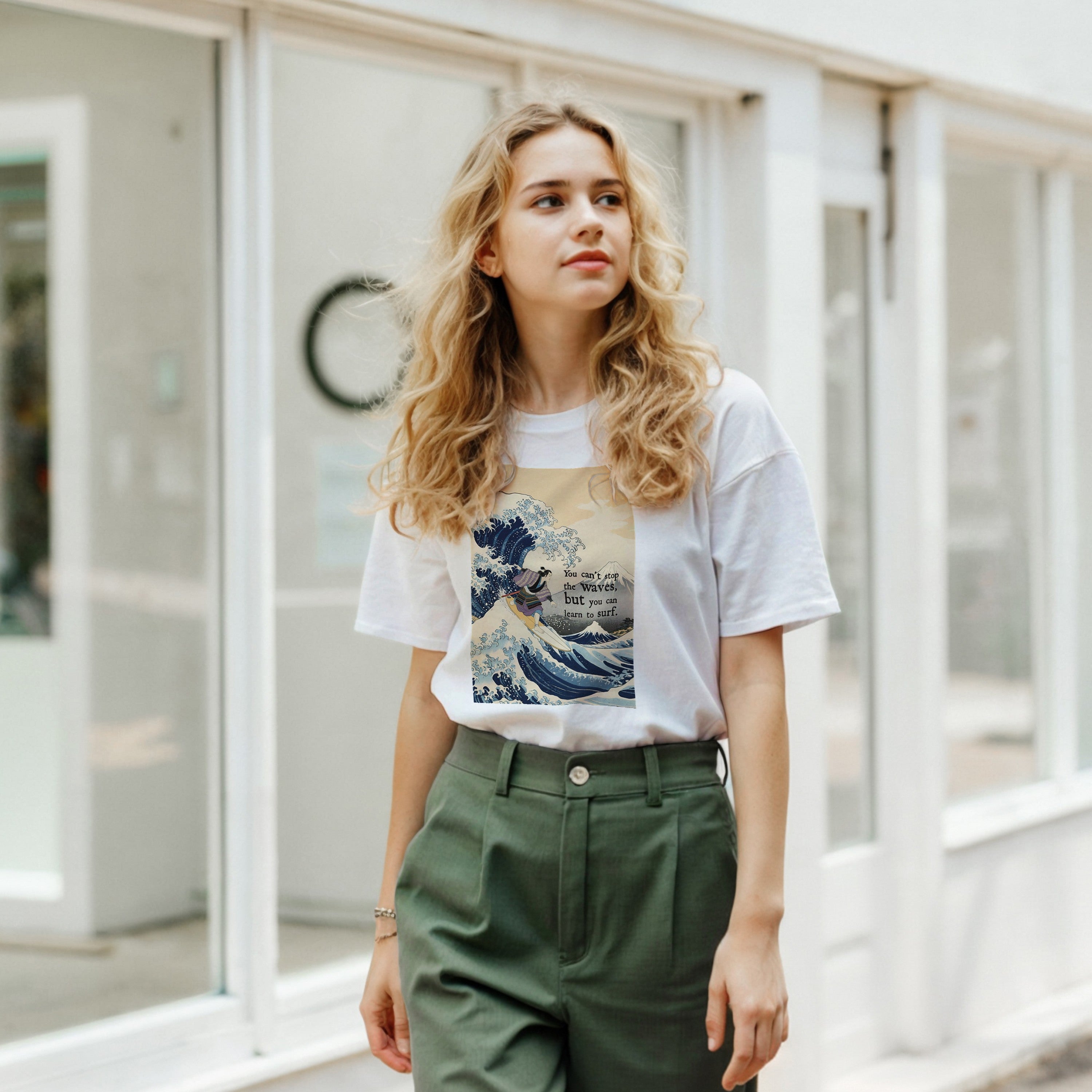 CAMISETA HOKUSAI SURF OBRA MAESTRA