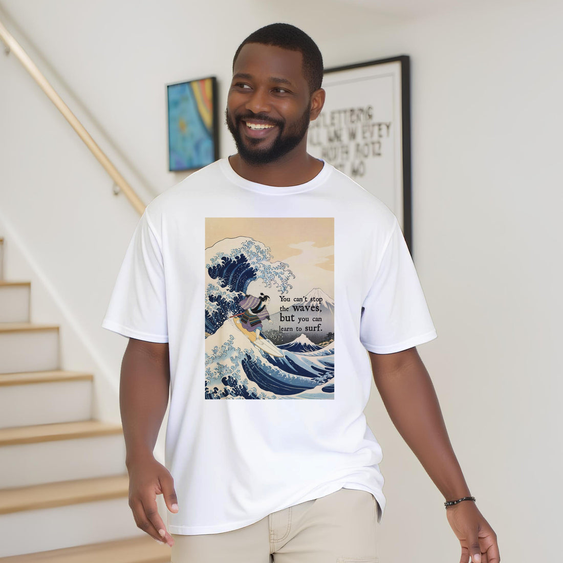 CAMISETA HOKUSAI SURF OBRA MAESTRA