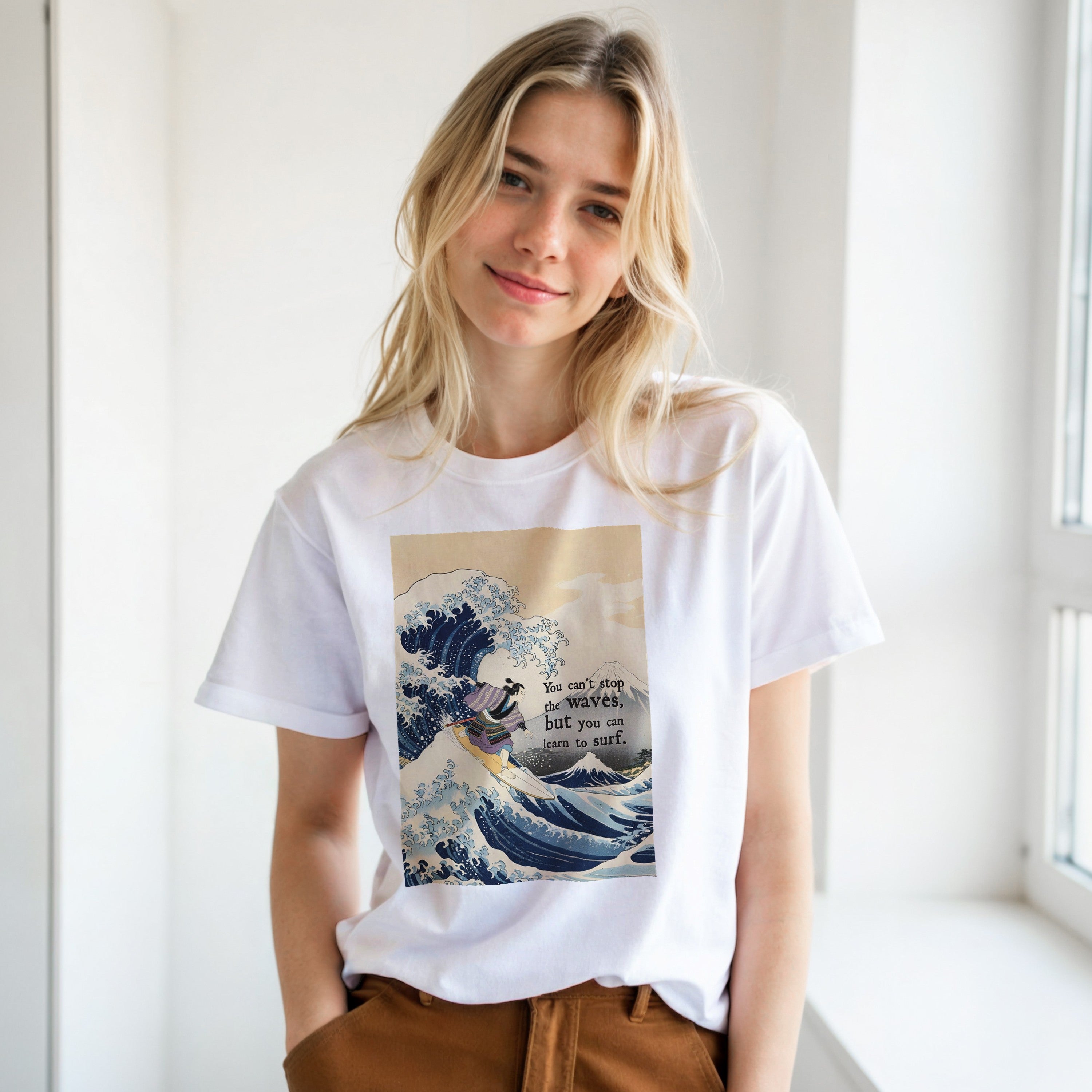 CAMISETA HOKUSAI SURF OBRA MAESTRA
