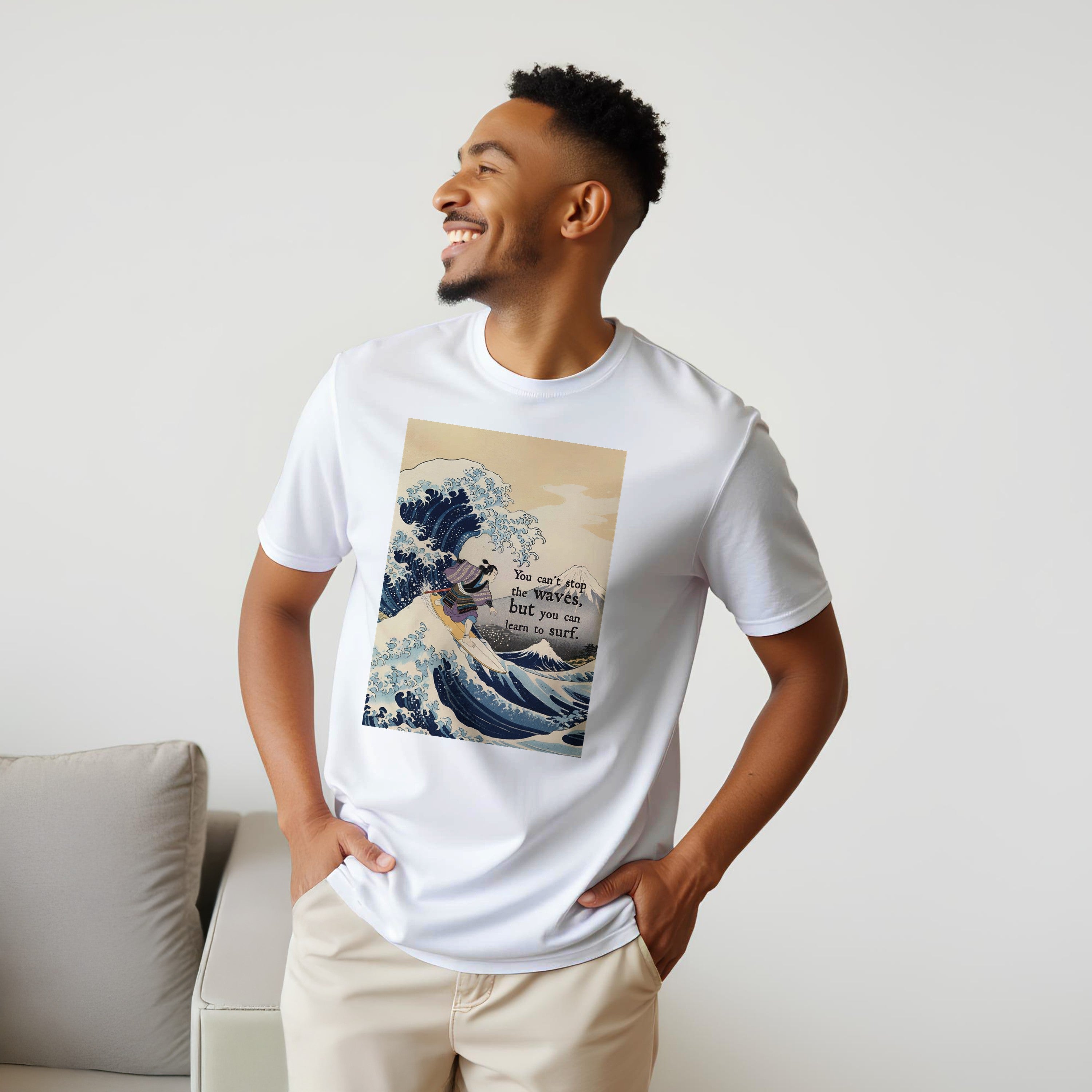 CAMISETA HOKUSAI SURF OBRA MAESTRA