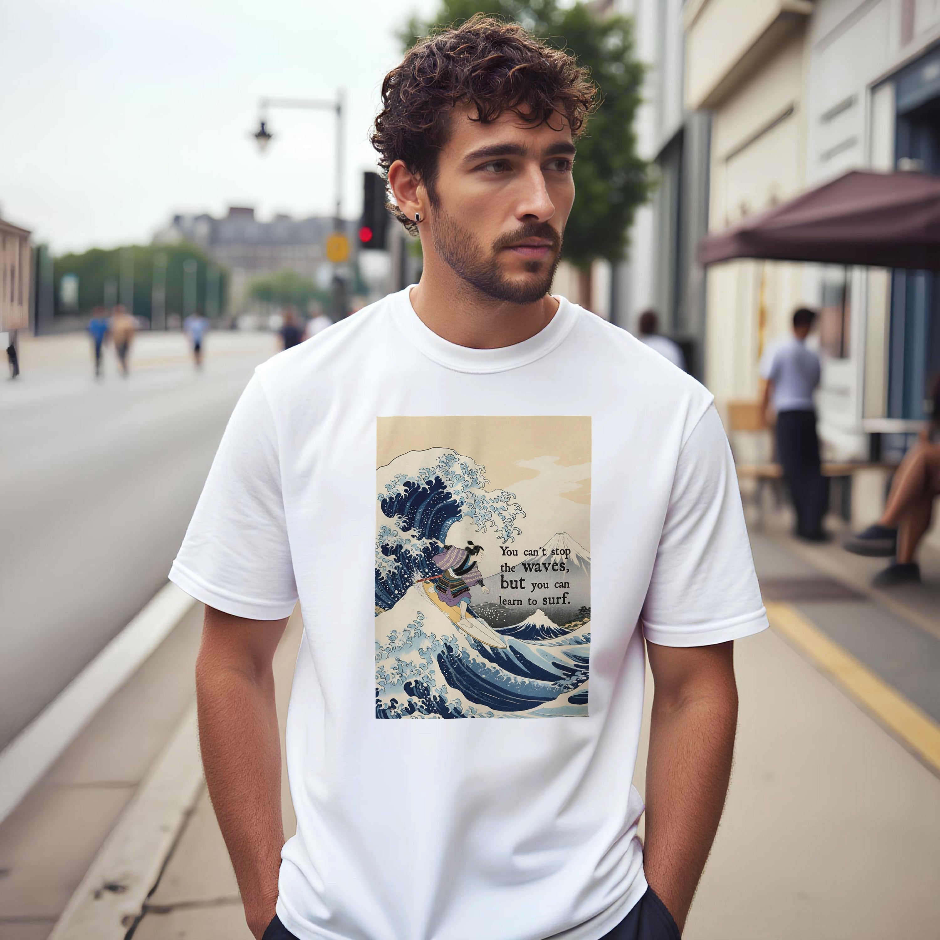 CAMISETA HOKUSAI SURF OBRA MAESTRA
