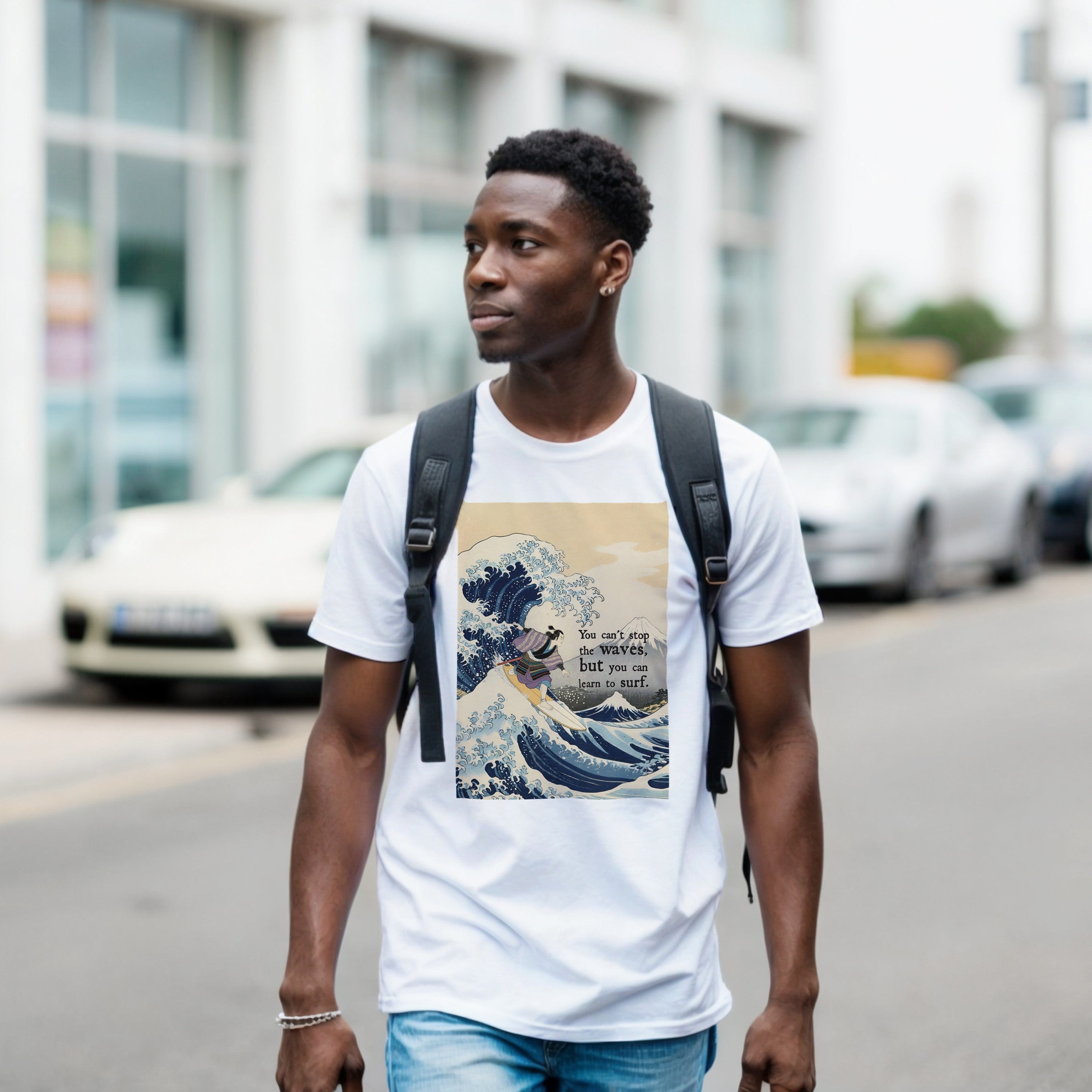 CAMISETA HOKUSAI SURF OBRA MAESTRA