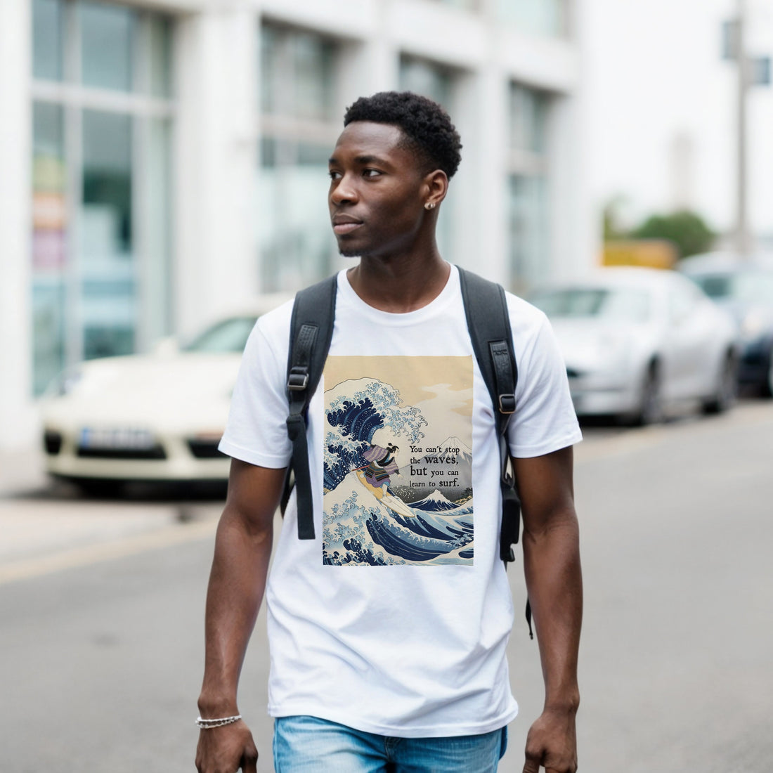 CAMISETA HOKUSAI SURF OBRA MAESTRA