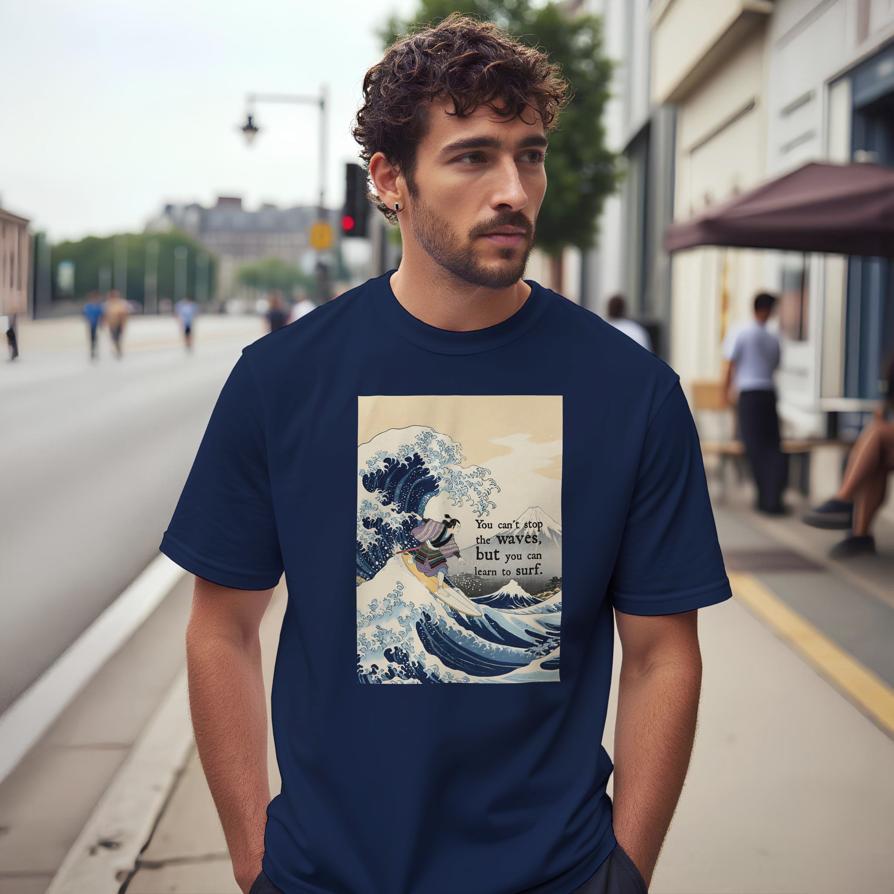 CAMISETA HOKUSAI SURF OBRA MAESTRA