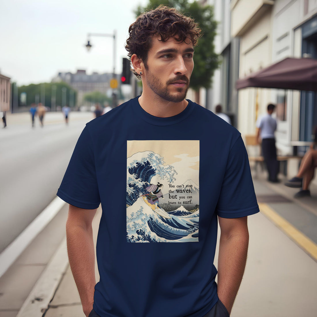 CAMISETA HOKUSAI SURF OBRA MAESTRA