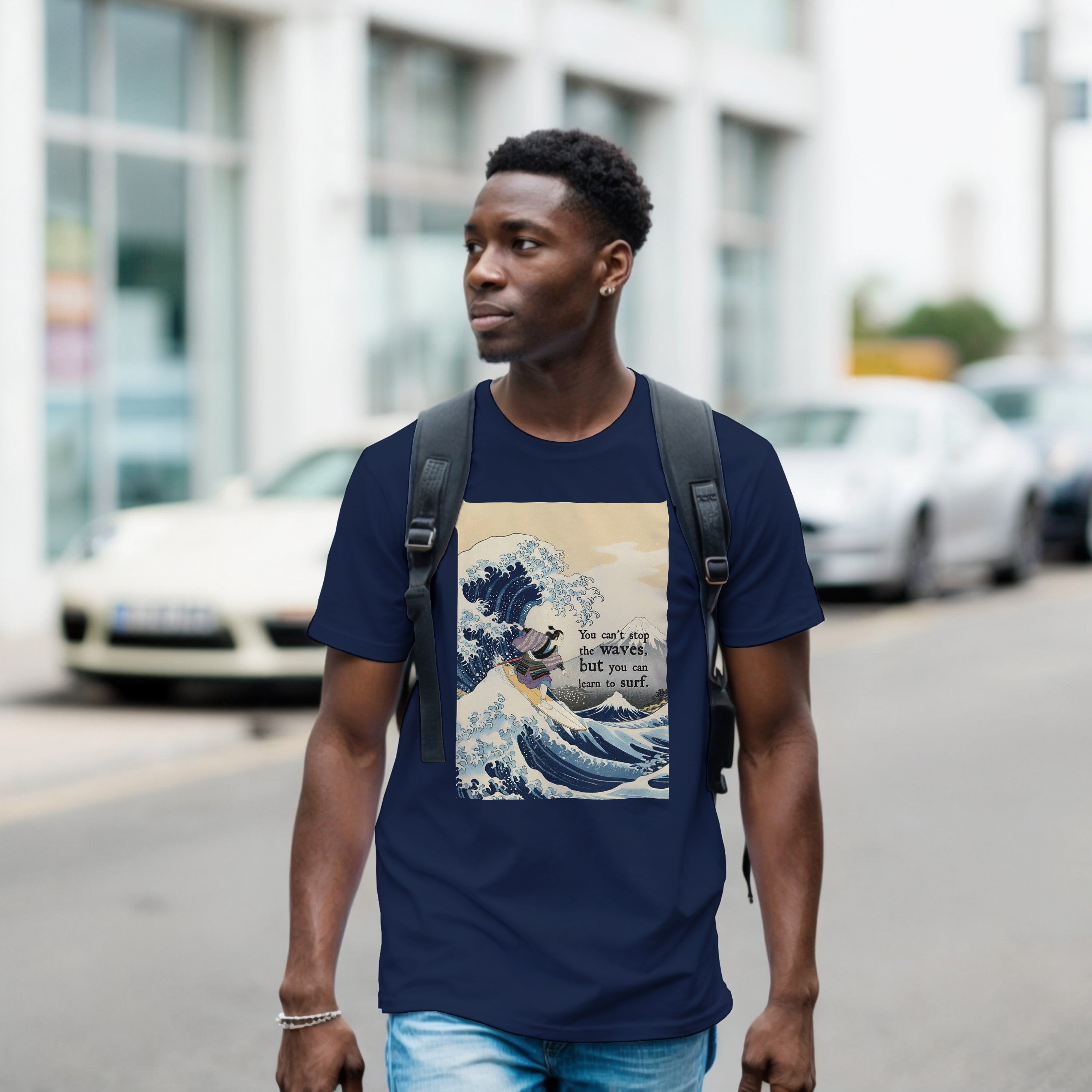 CAMISETA HOKUSAI SURF OBRA MAESTRA
