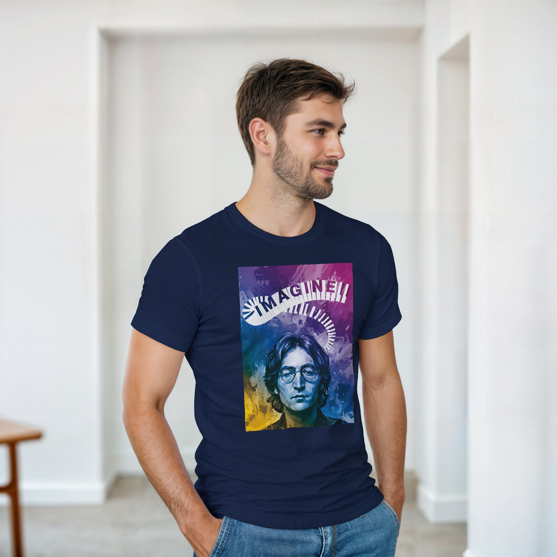 CAMISETA LENNON IMAGINE PSICODÉLICOS AÑOS 70