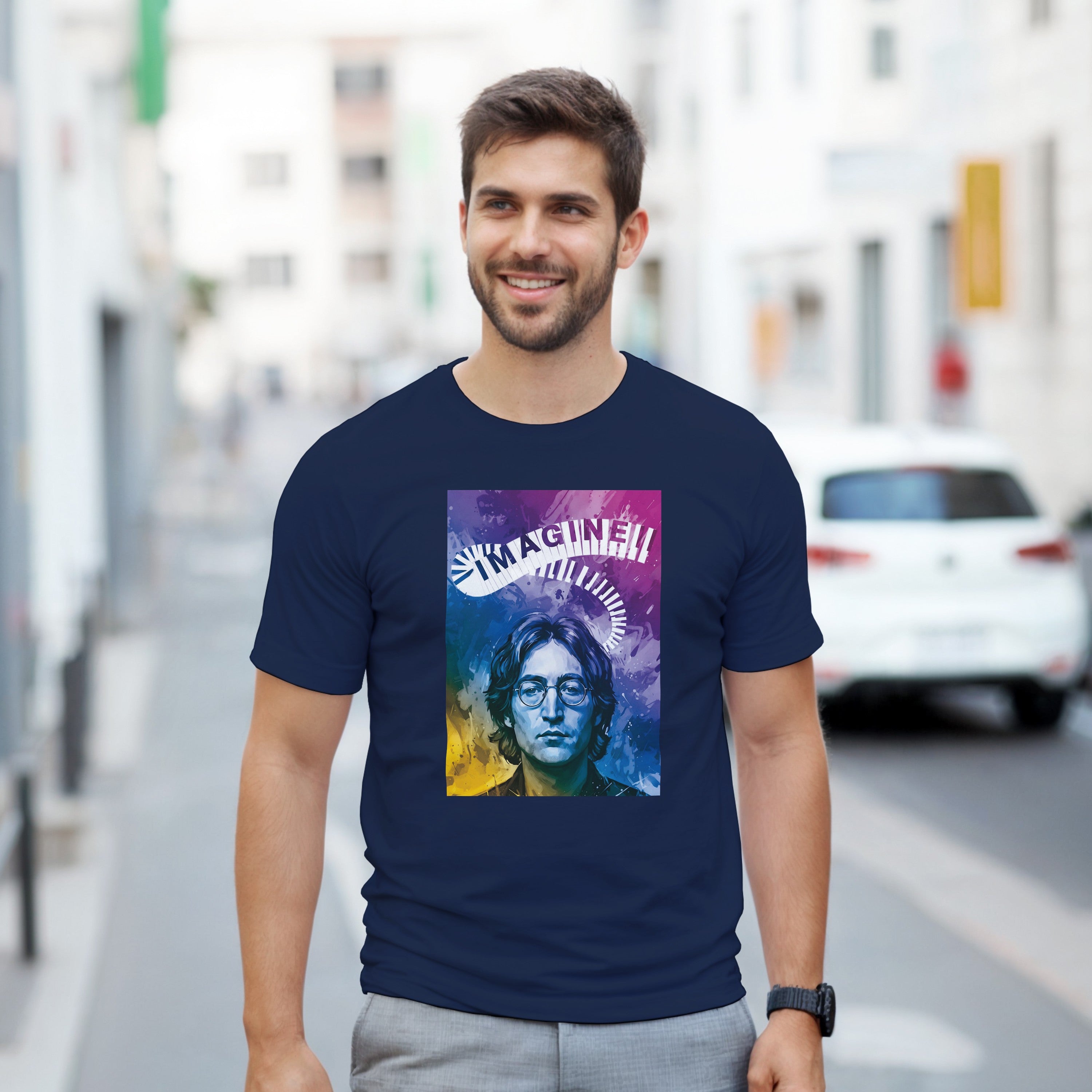 CAMISETA LENNON IMAGINE PSICODÉLICOS AÑOS 70