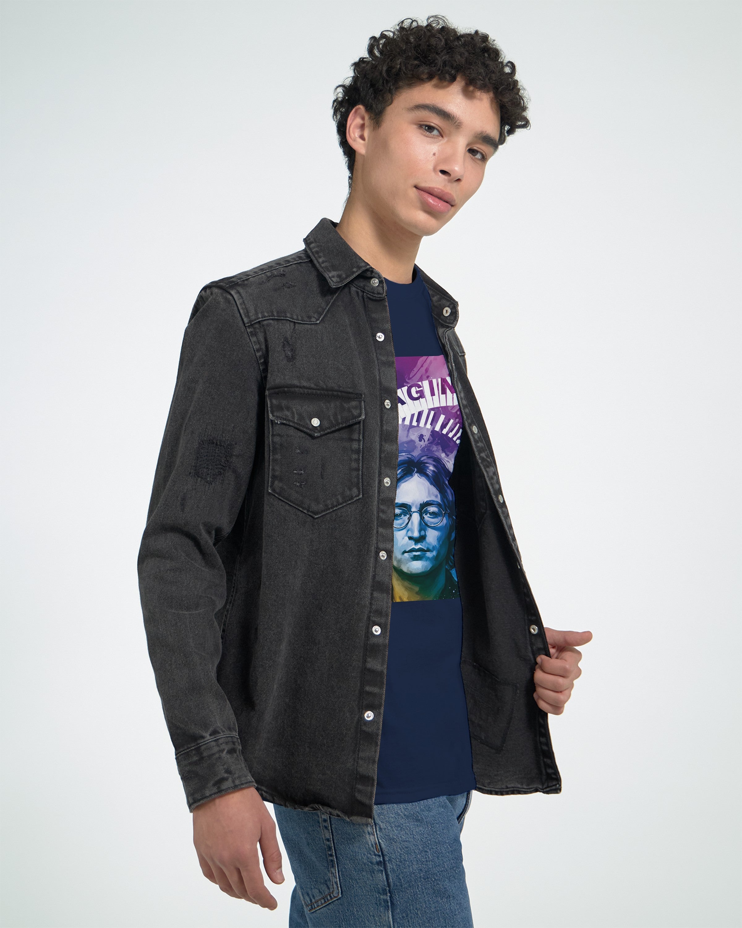 CAMISETA LENNON IMAGINE PSICODÉLICOS AÑOS 70