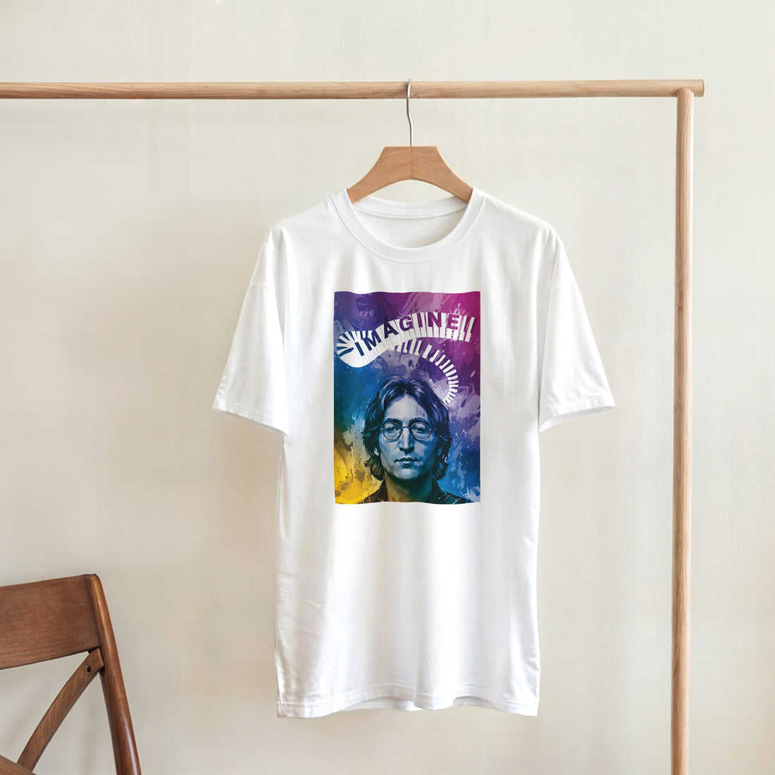 CAMISETA LENNON IMAGINE PSICODÉLICOS AÑOS 70