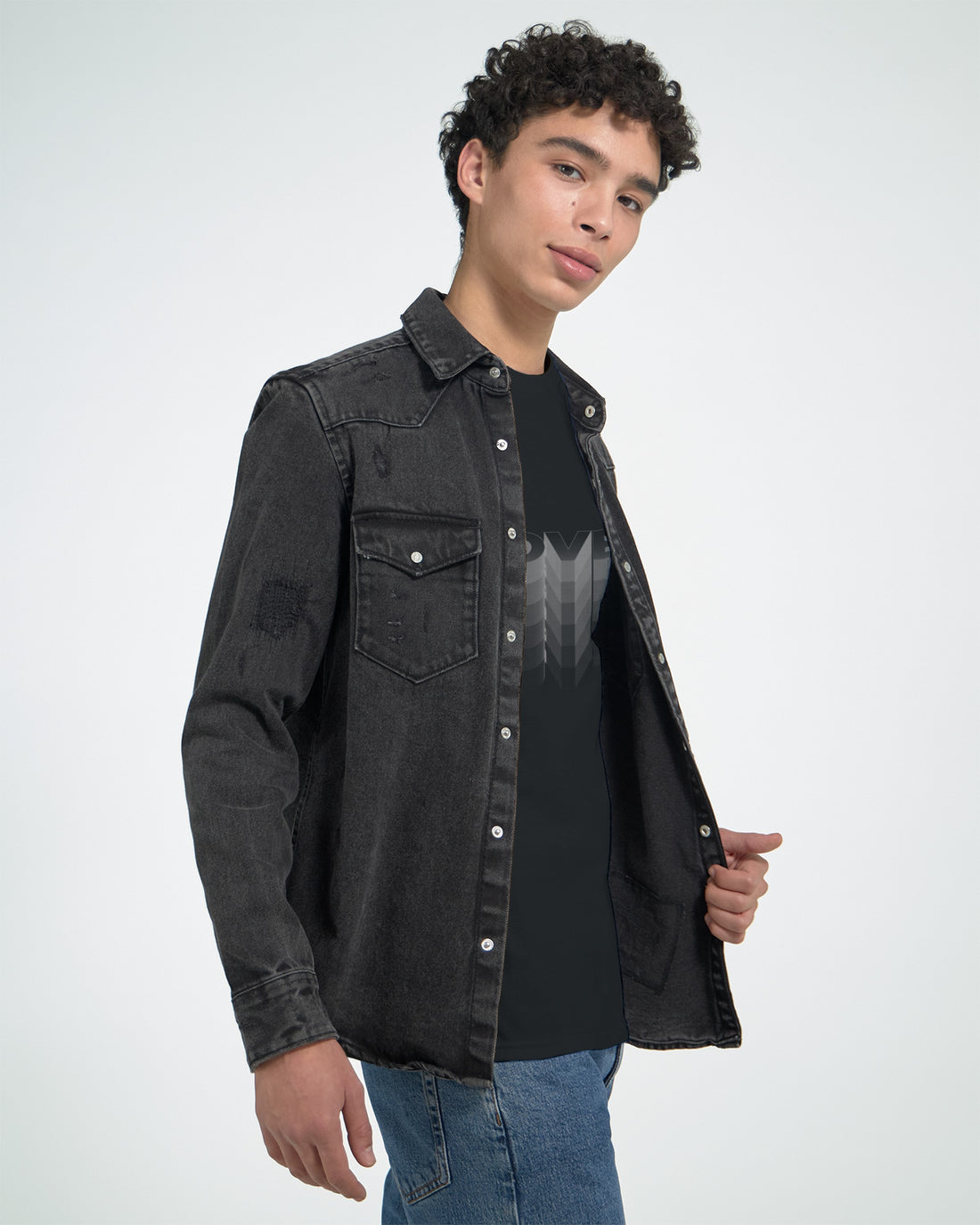 CAMISETA LOVE PRETO E BRANCO