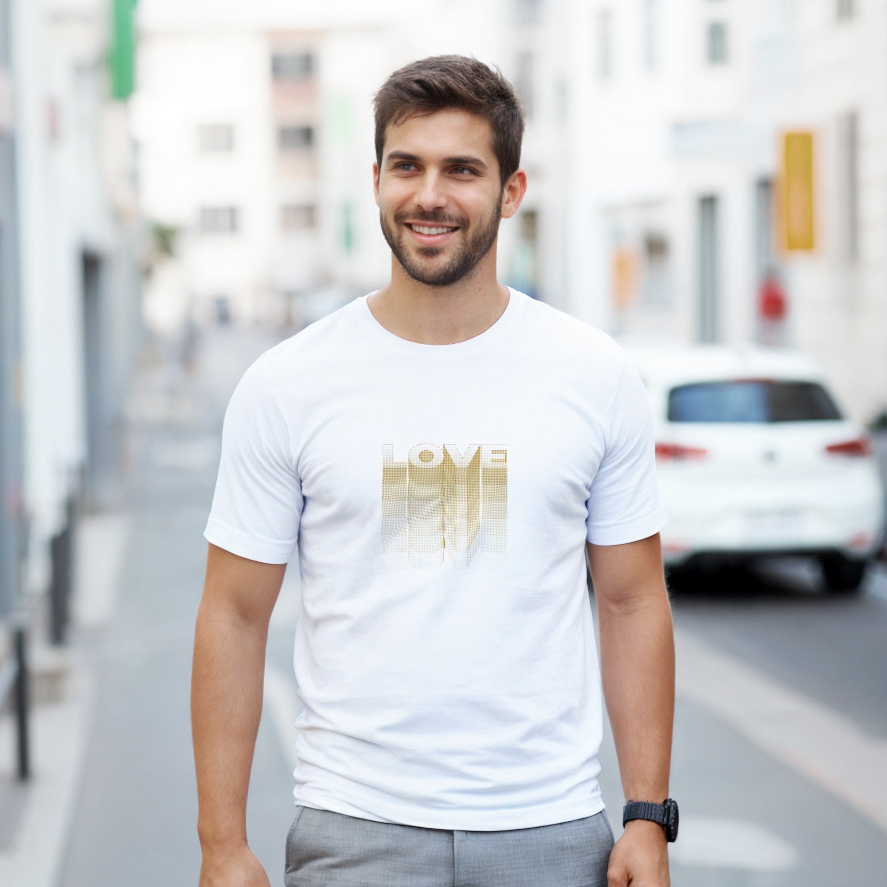 CAMISETA AMOR DORADO