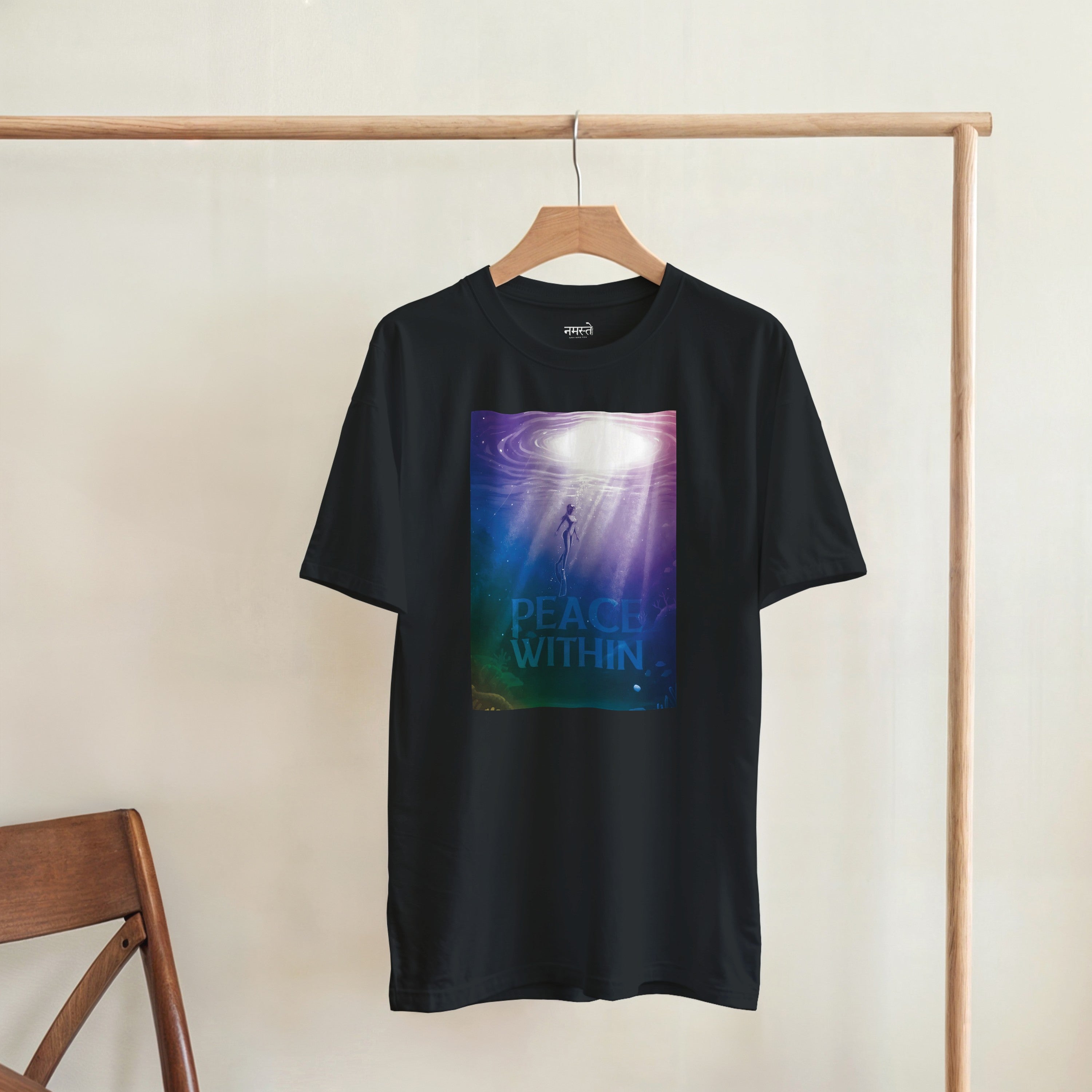 CAMISETA PAZ INTERIOR INMERSIÓN PSICODÉLICA