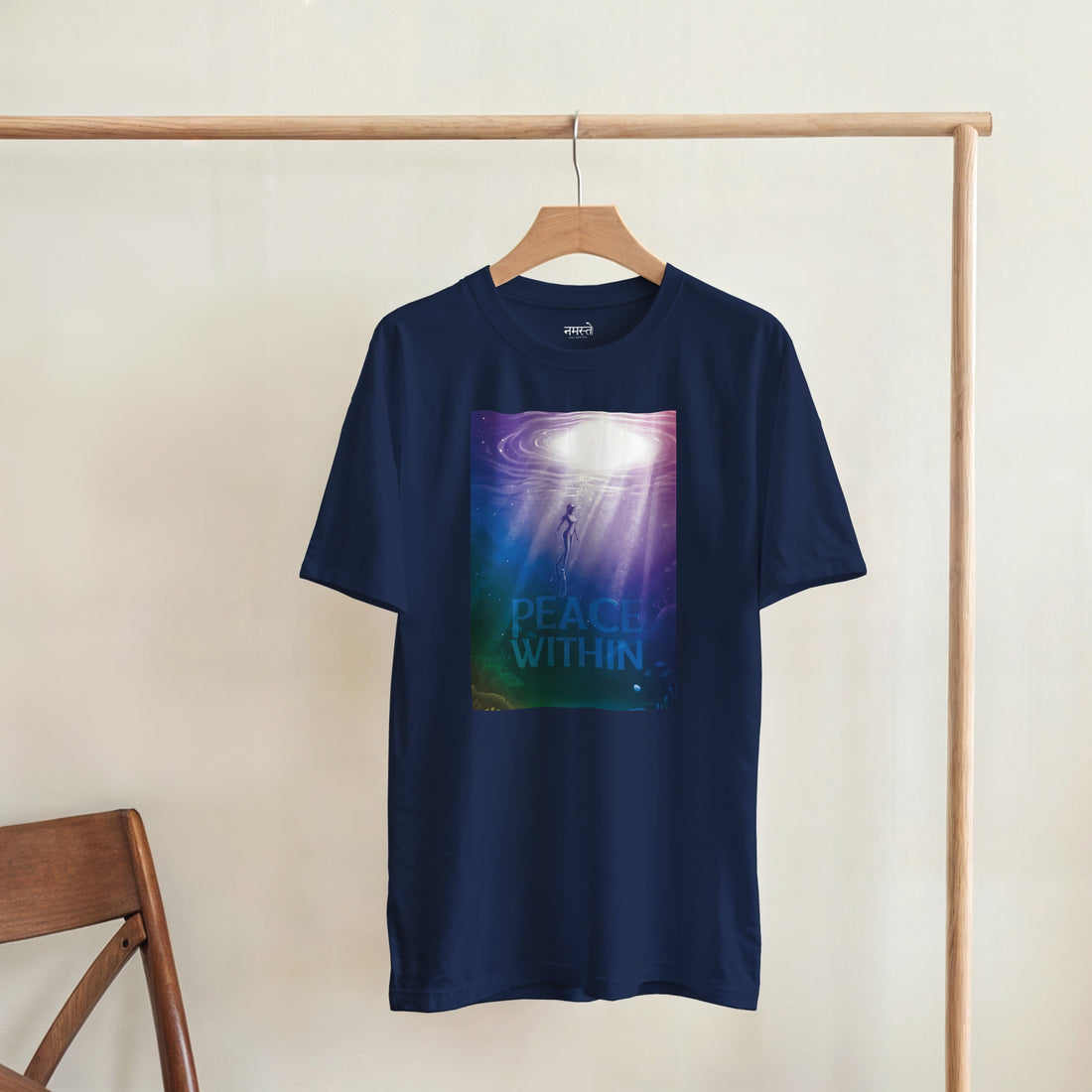 CAMISETA PAZ INTERIOR INMERSIÓN PSICODÉLICA