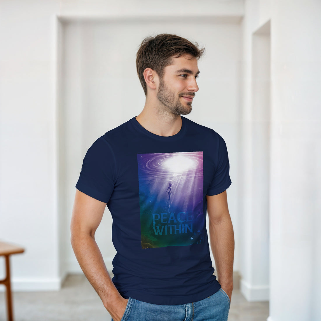 CAMISETA PAZ INTERIOR INMERSIÓN PSICODÉLICA