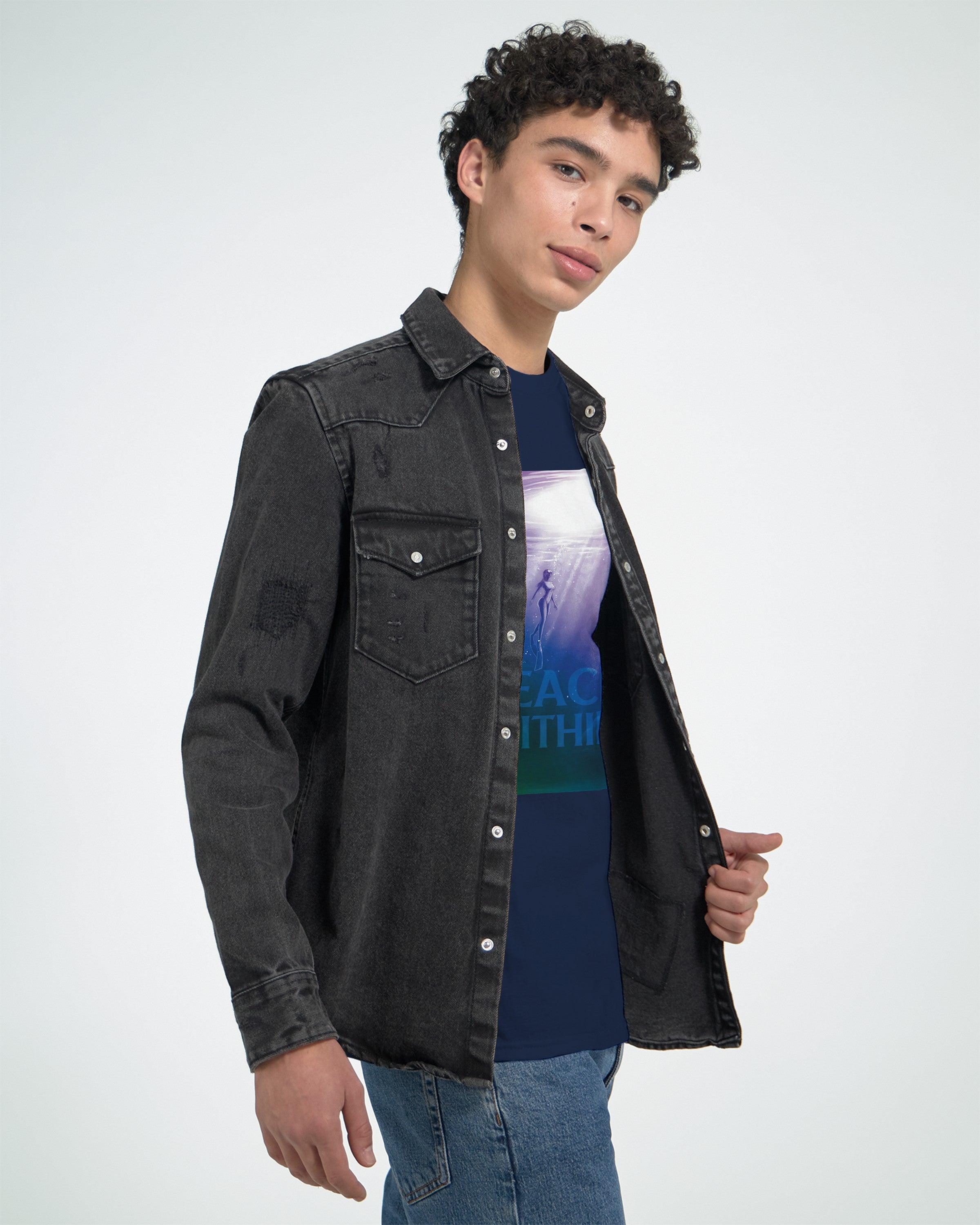 CAMISETA PAZ INTERIOR INMERSIÓN PSICODÉLICA