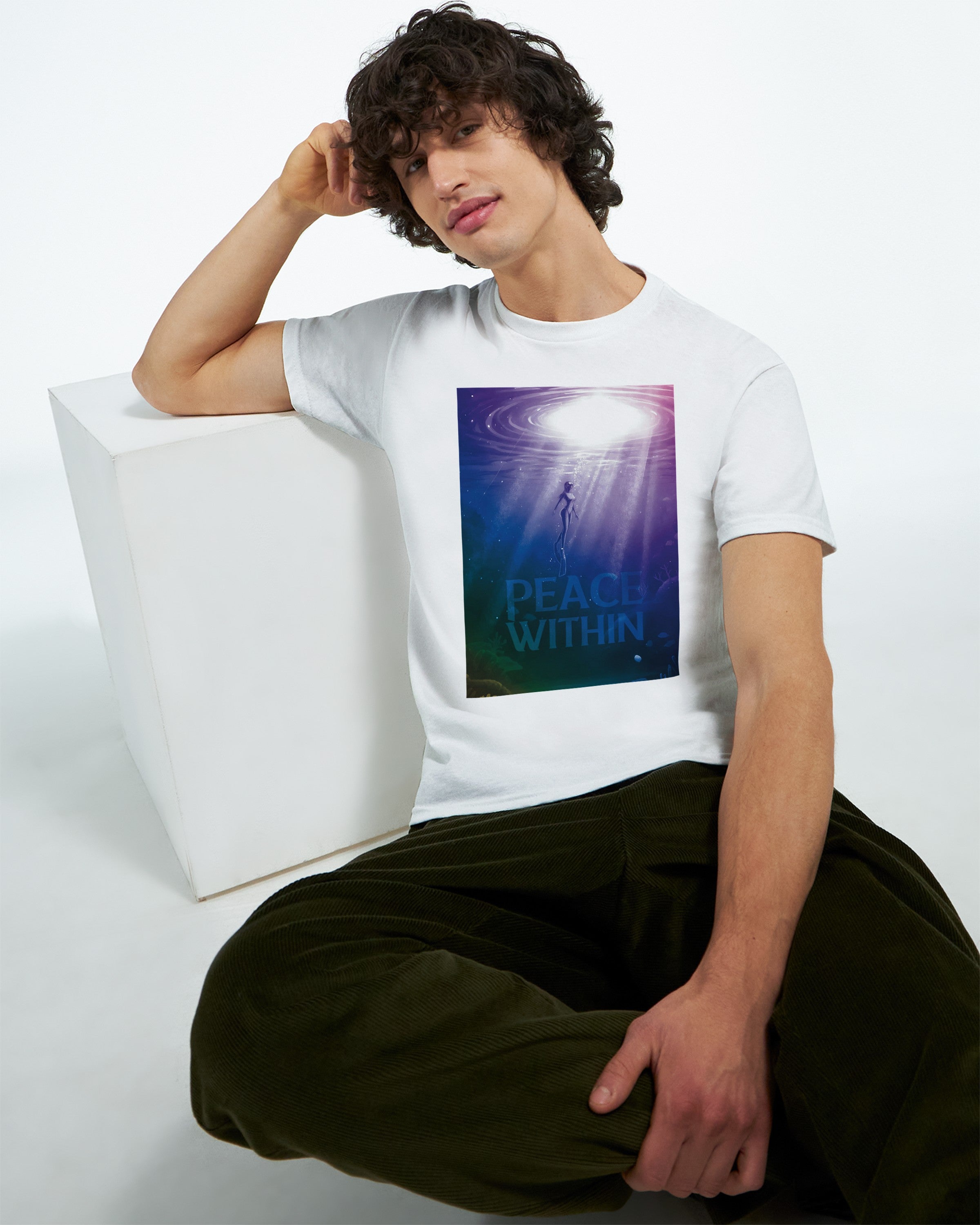 CAMISETA PAZ INTERIOR INMERSIÓN PSICODÉLICA