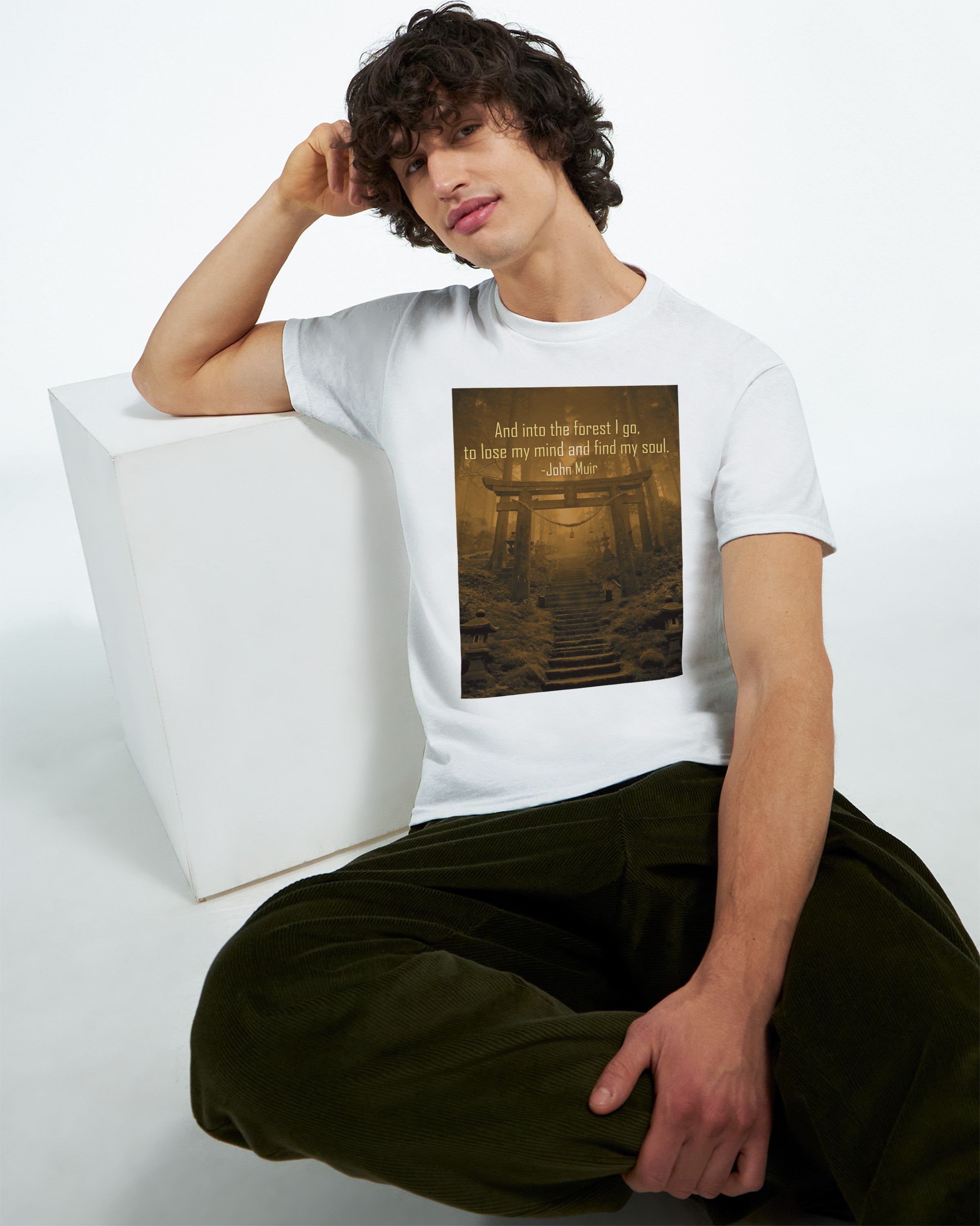 CAMISETA BOSQUE JAPONÉS HORA DORADA