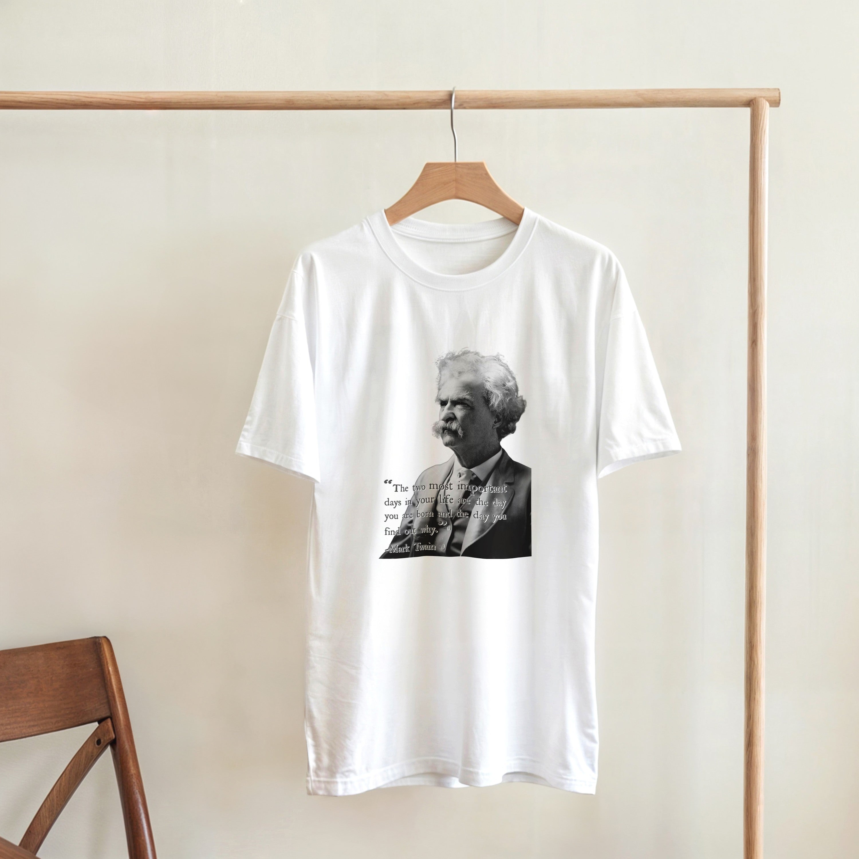 CAMISETA MASTER TWAIN PRETA E BRANCA