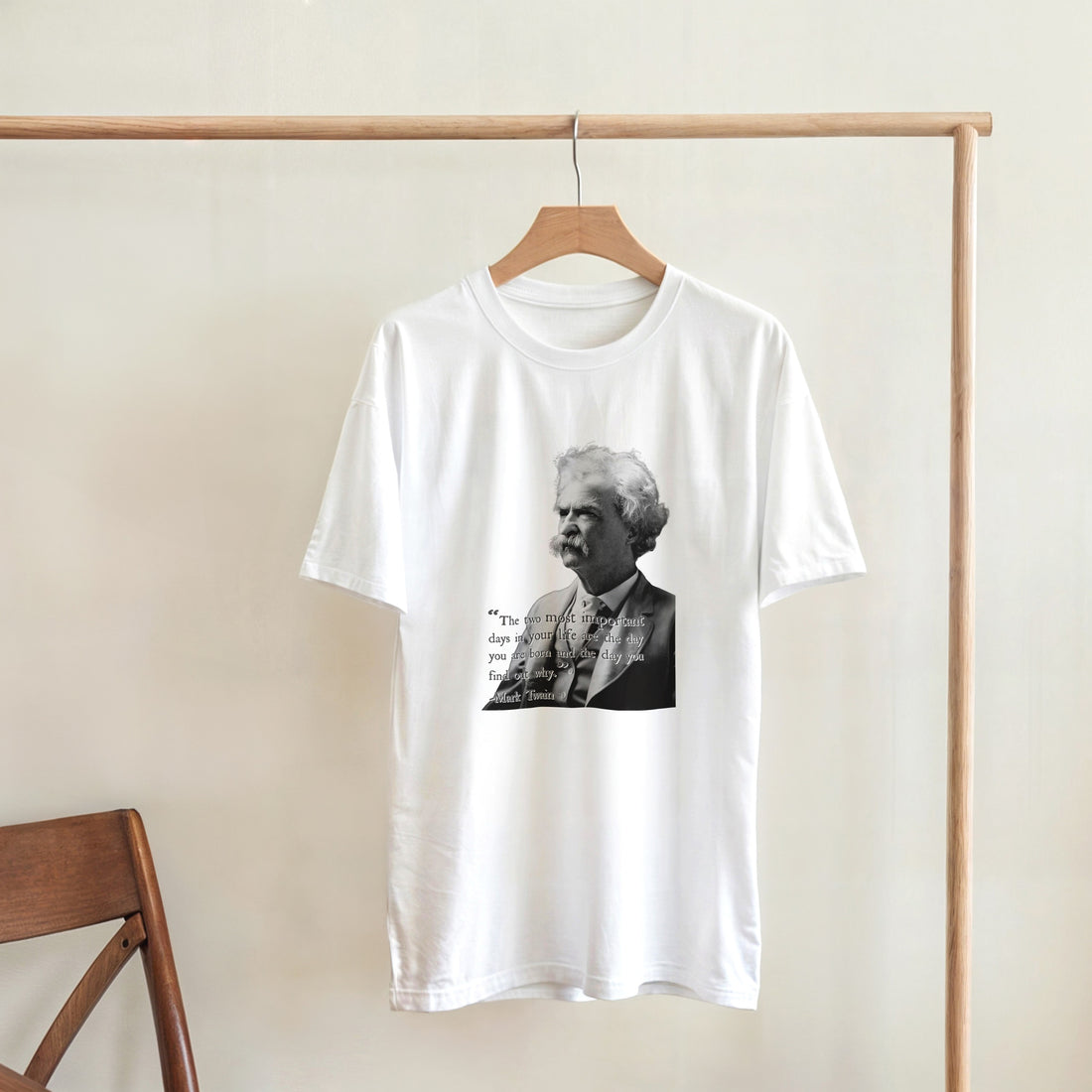 CAMISETA MASTER TWAIN PRETA E BRANCA