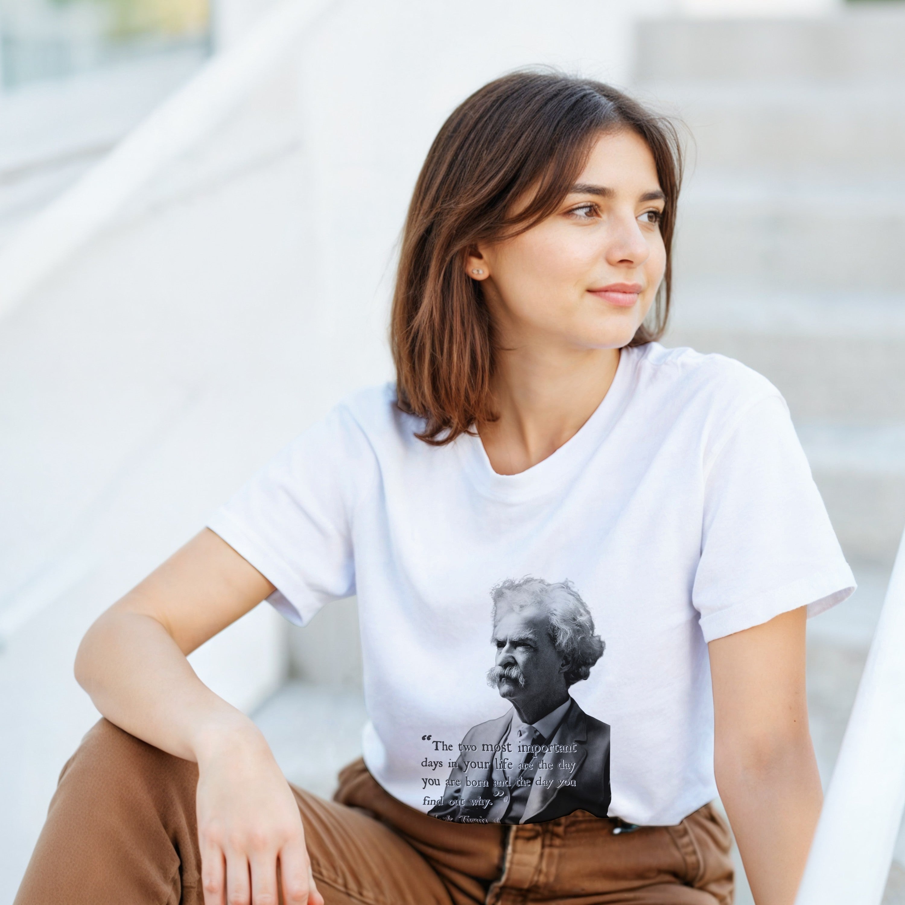 CAMISETA MASTER TWAIN PRETA E BRANCA