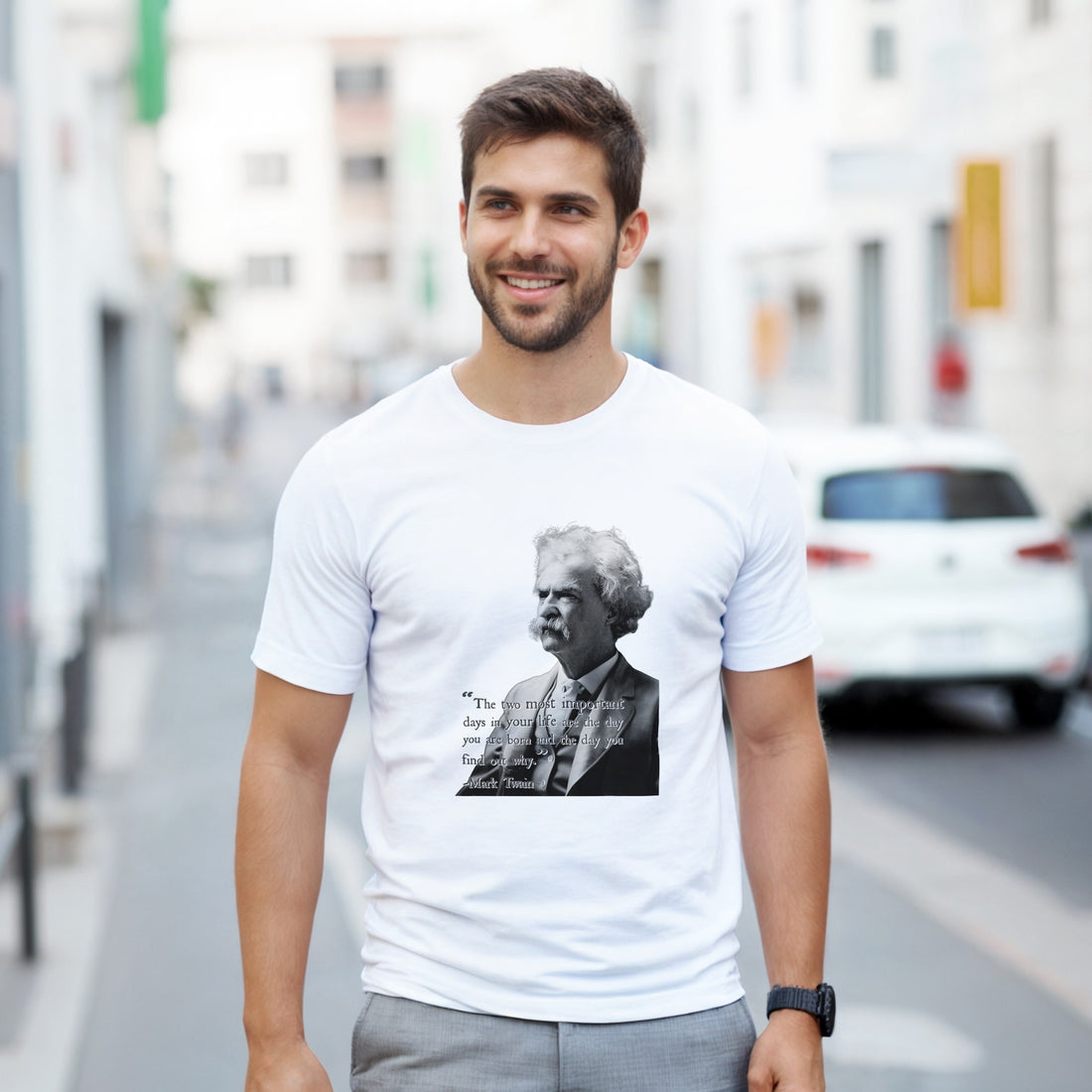 CAMISETA MASTER TWAIN PRETA E BRANCA