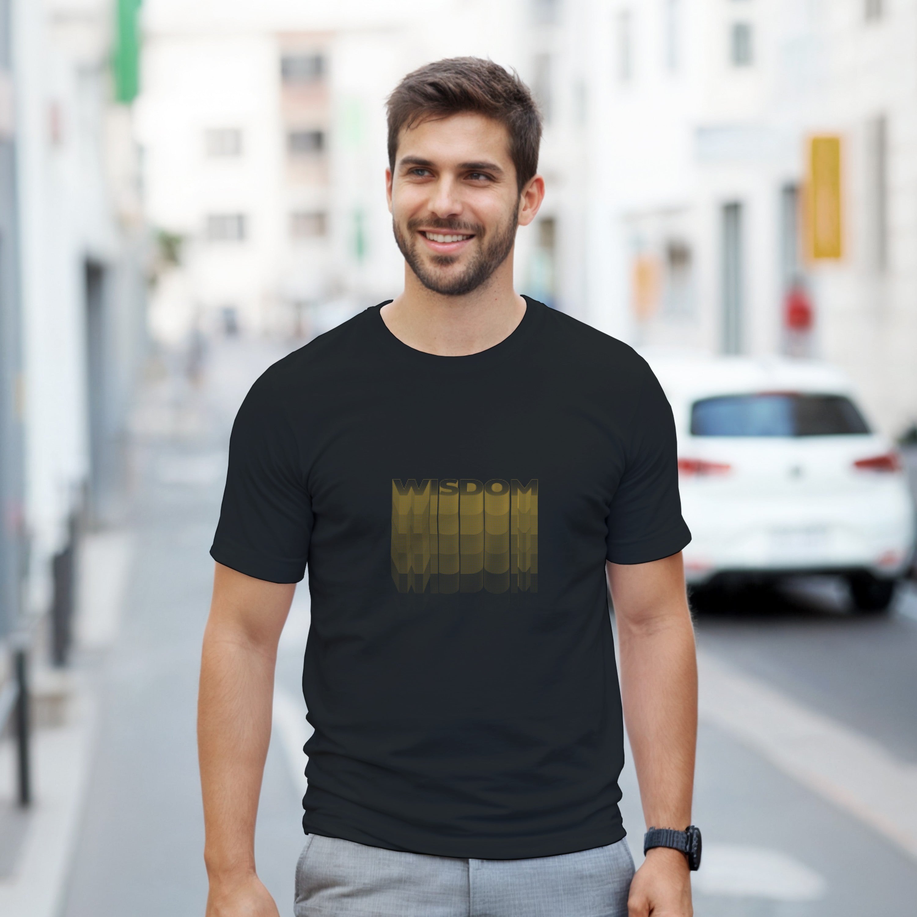 CAMISETA SABEDORIA DOURADA