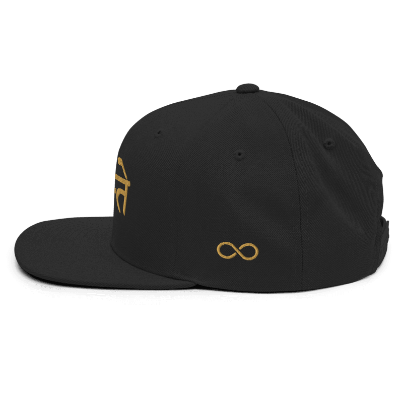NAMASTE GORRO DORADO SÁNSCRITO