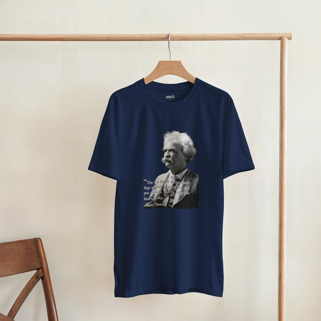 CAMISETA MASTER TWAIN PRETA E BRANCA