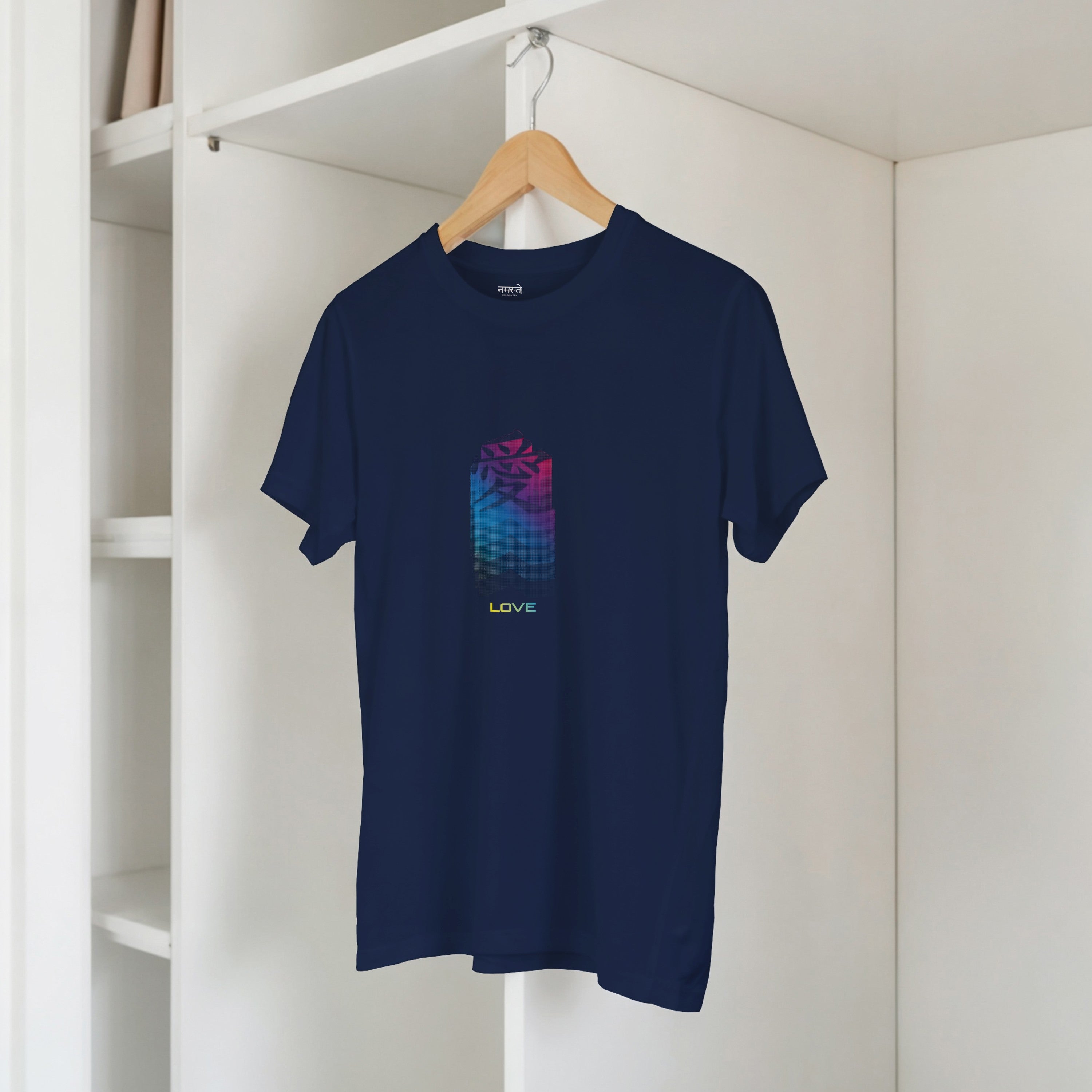 CAMISETA KANJI JAPONÉS AMOR PSICODÉLICOS