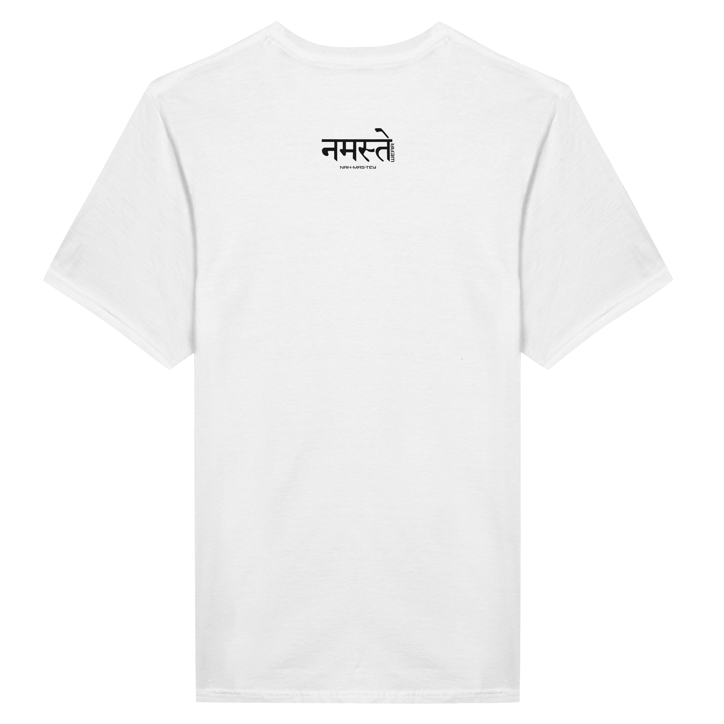 CAMISETA SABIDURÍA KANJI JAPONESA BLANCA Y CENIZA