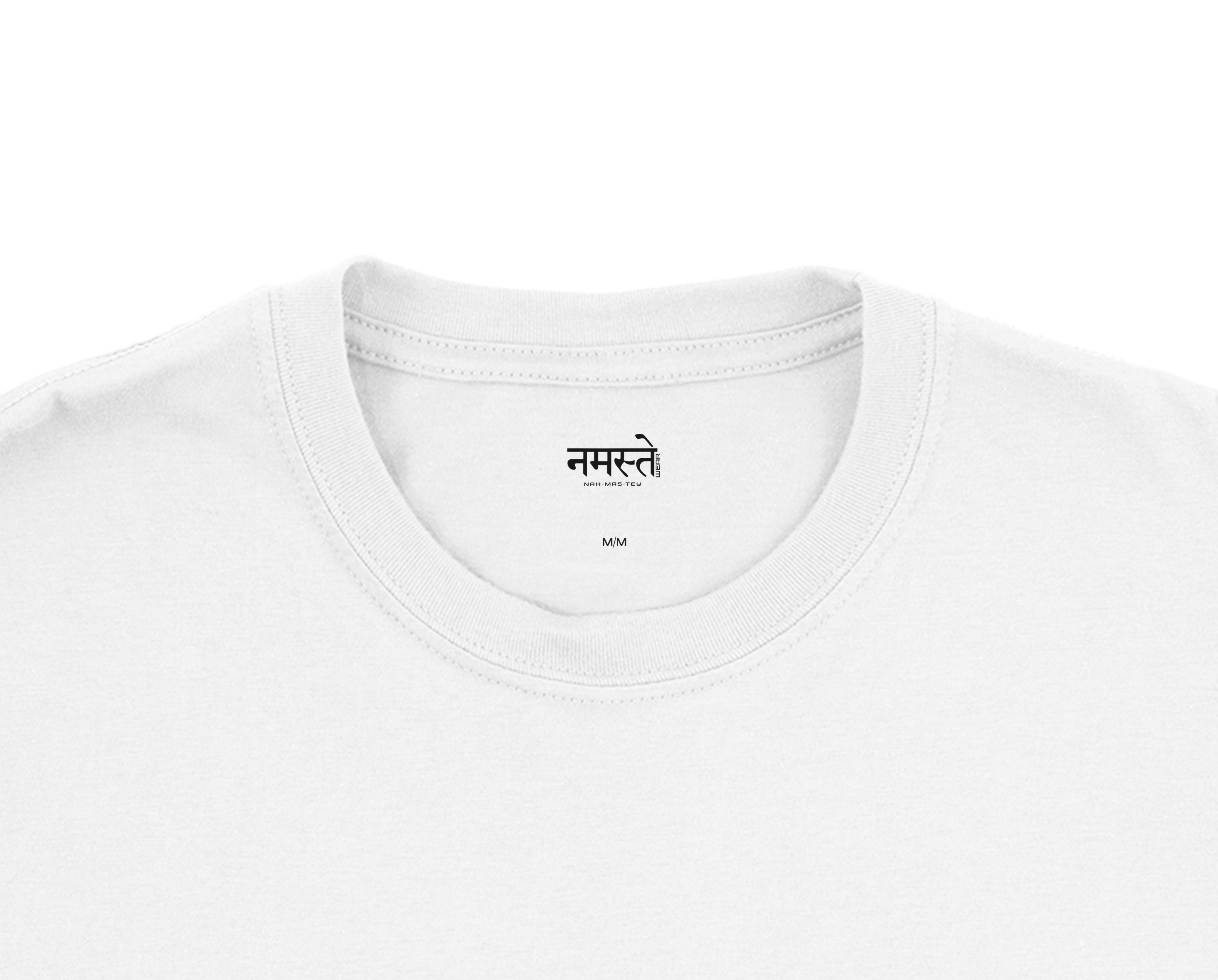 CAMISETA SABIDURÍA KANJI JAPONESA BLANCA Y CENIZA