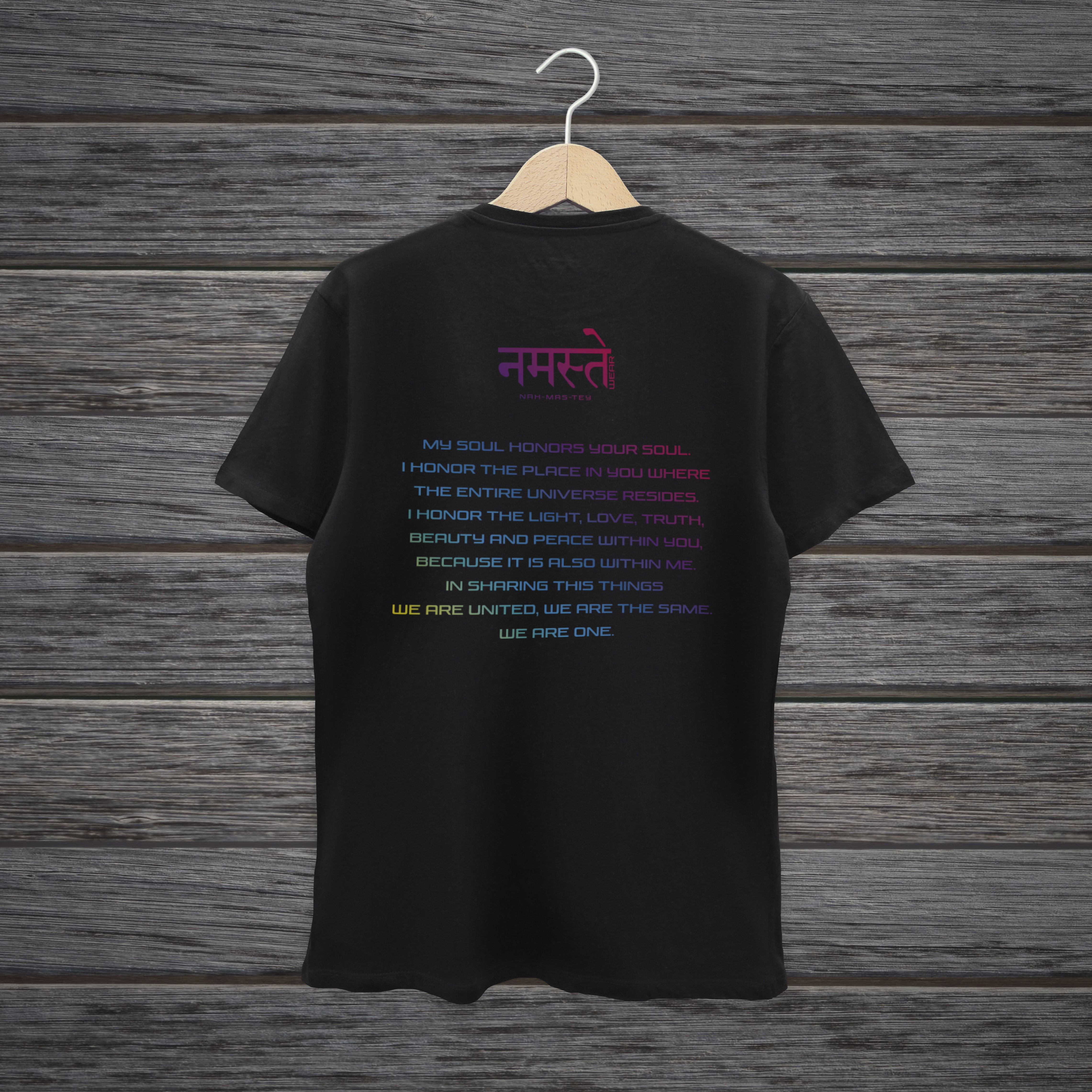 CAMISETA NAMASTE SIGNIFICADO MULTICOLOR
