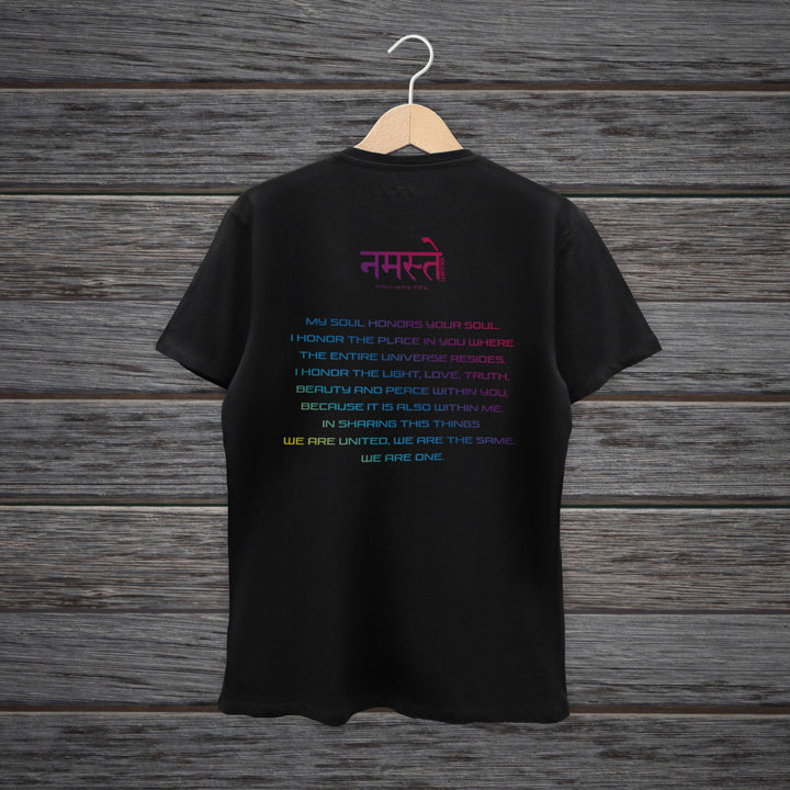 TSHIRT NAMASTE MEANING MULTICOLOR