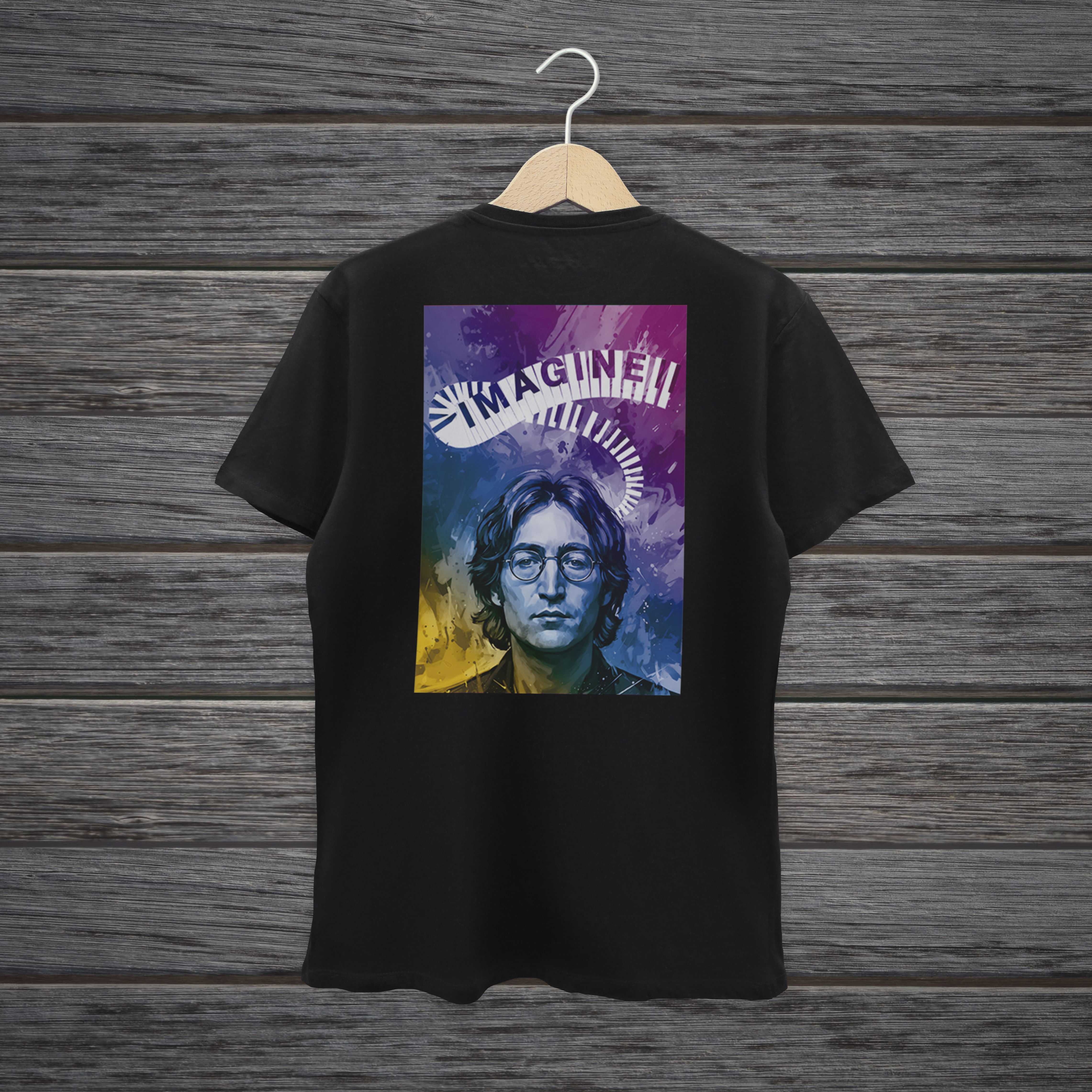 CAMISETA LENNON IMAGINE PSICODÉLICOS AÑOS 70