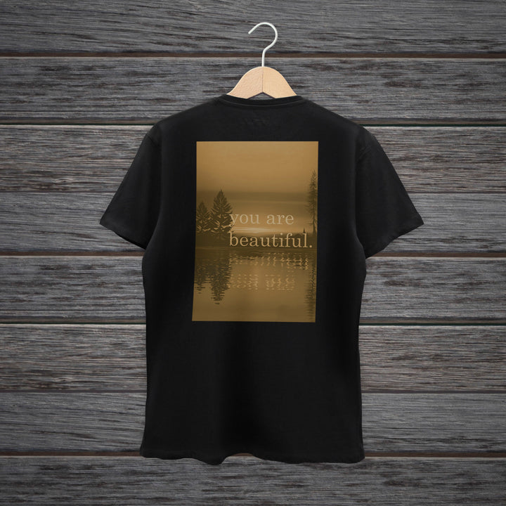 TSHIRT YOU ARE BEAUTIFUL GOLDEN