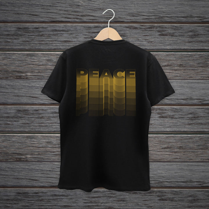 TSHIRT PEACE GOLDEN