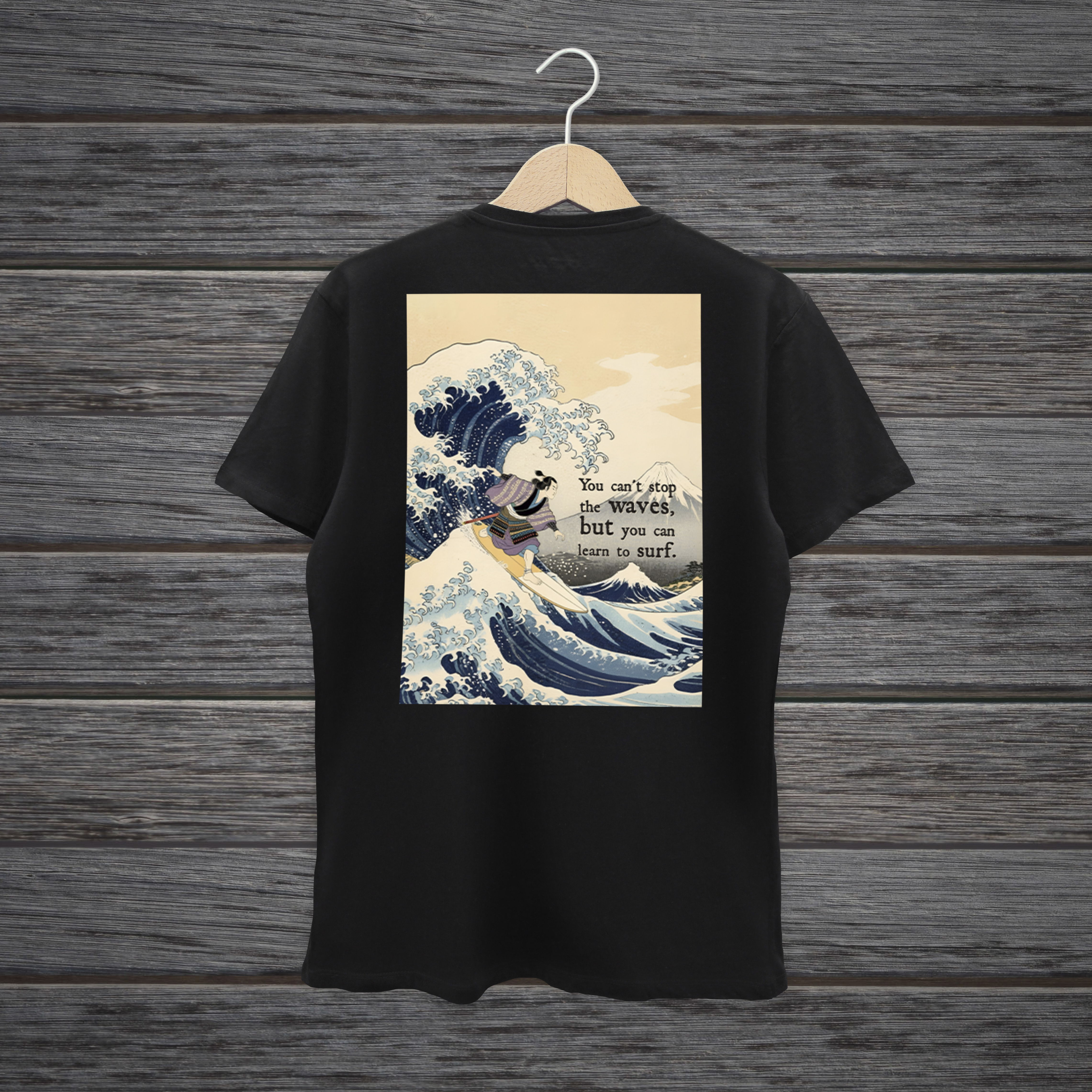 CAMISETA HOKUSAI SURF OBRA MAESTRA