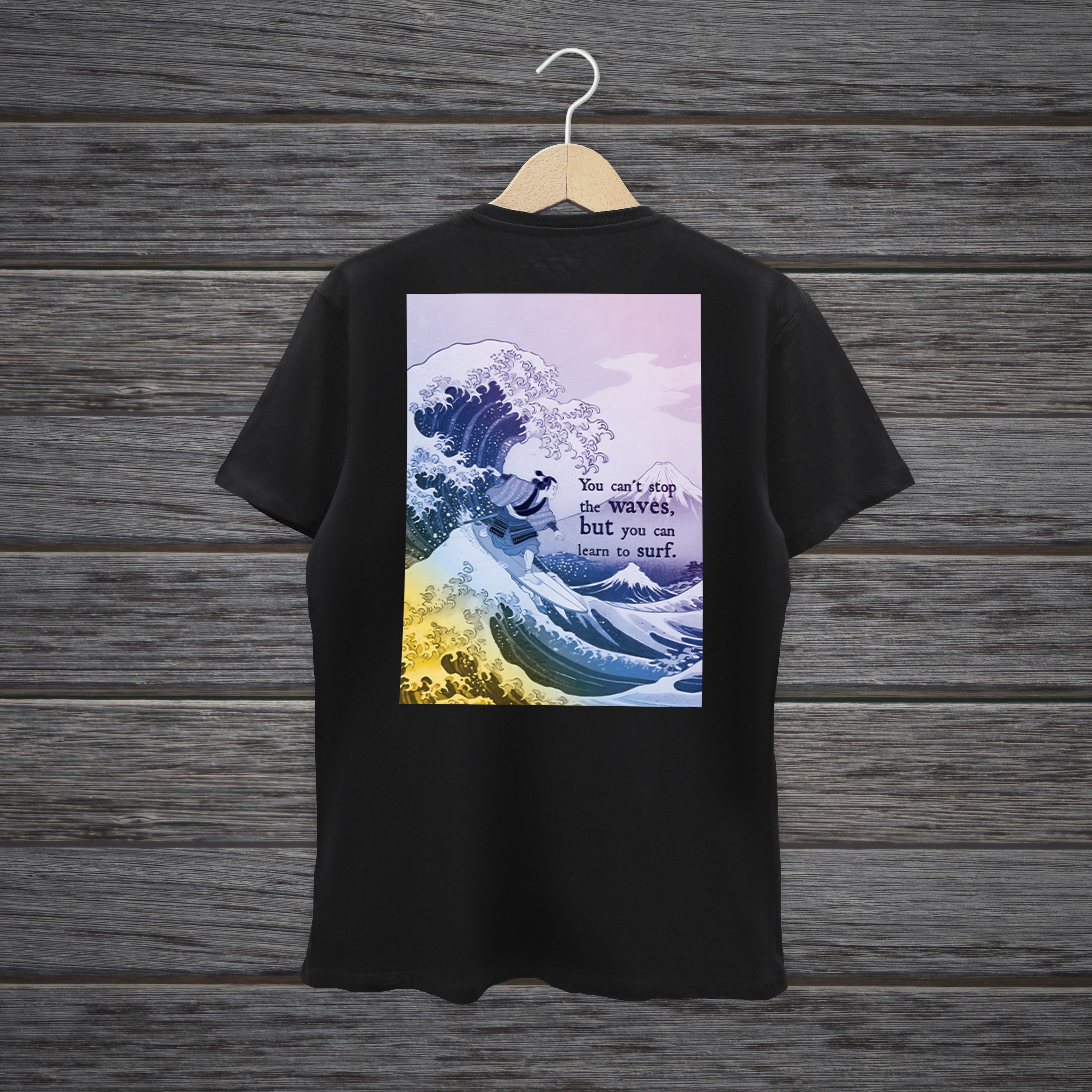 TSHIRT HOKUSAI SURF PSYCHEDELICS