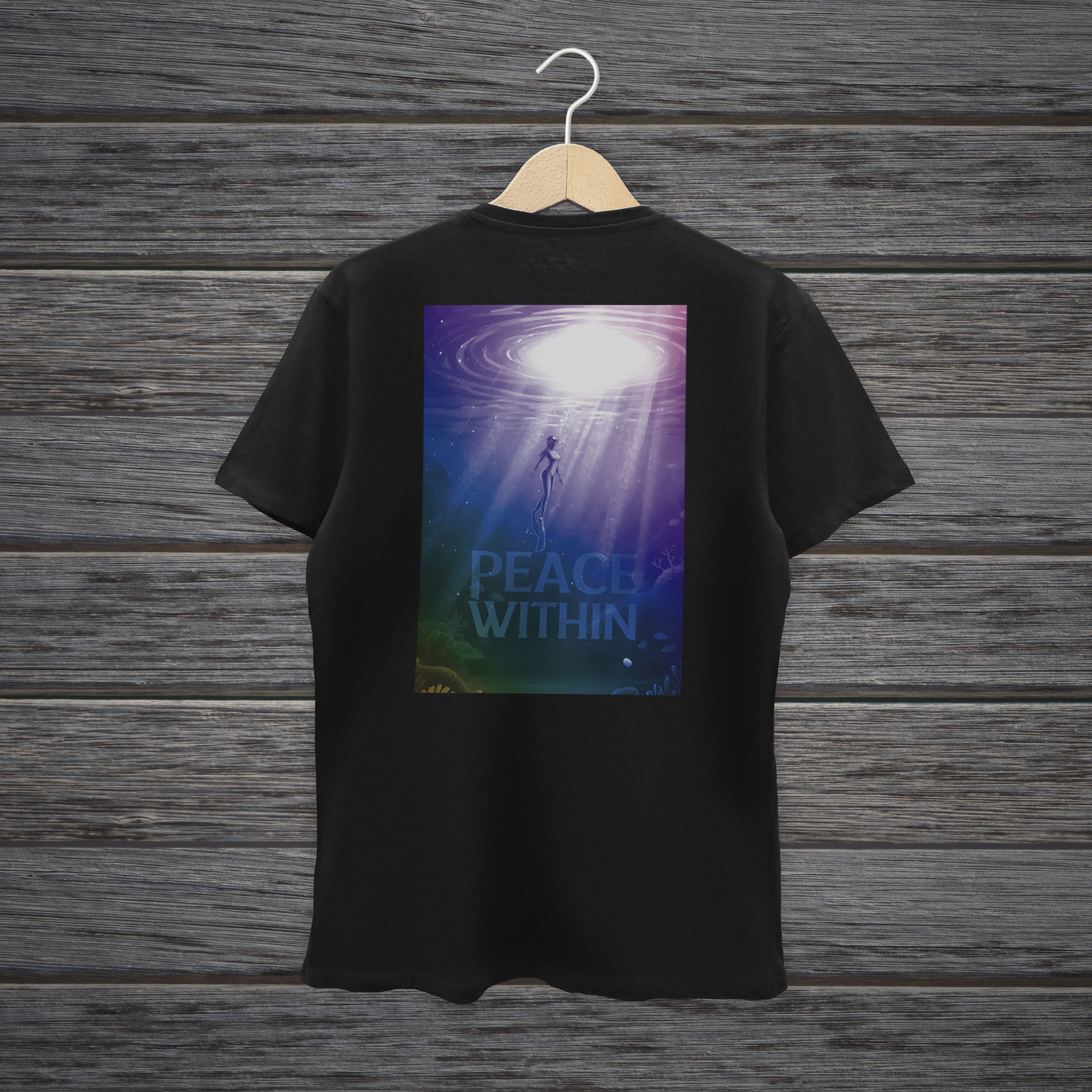 CAMISETA PAZ INTERIOR INMERSIÓN PSICODÉLICA