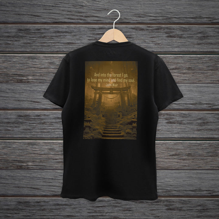 TSHIRT JAPANESE FOREST GOLDEN HOUR