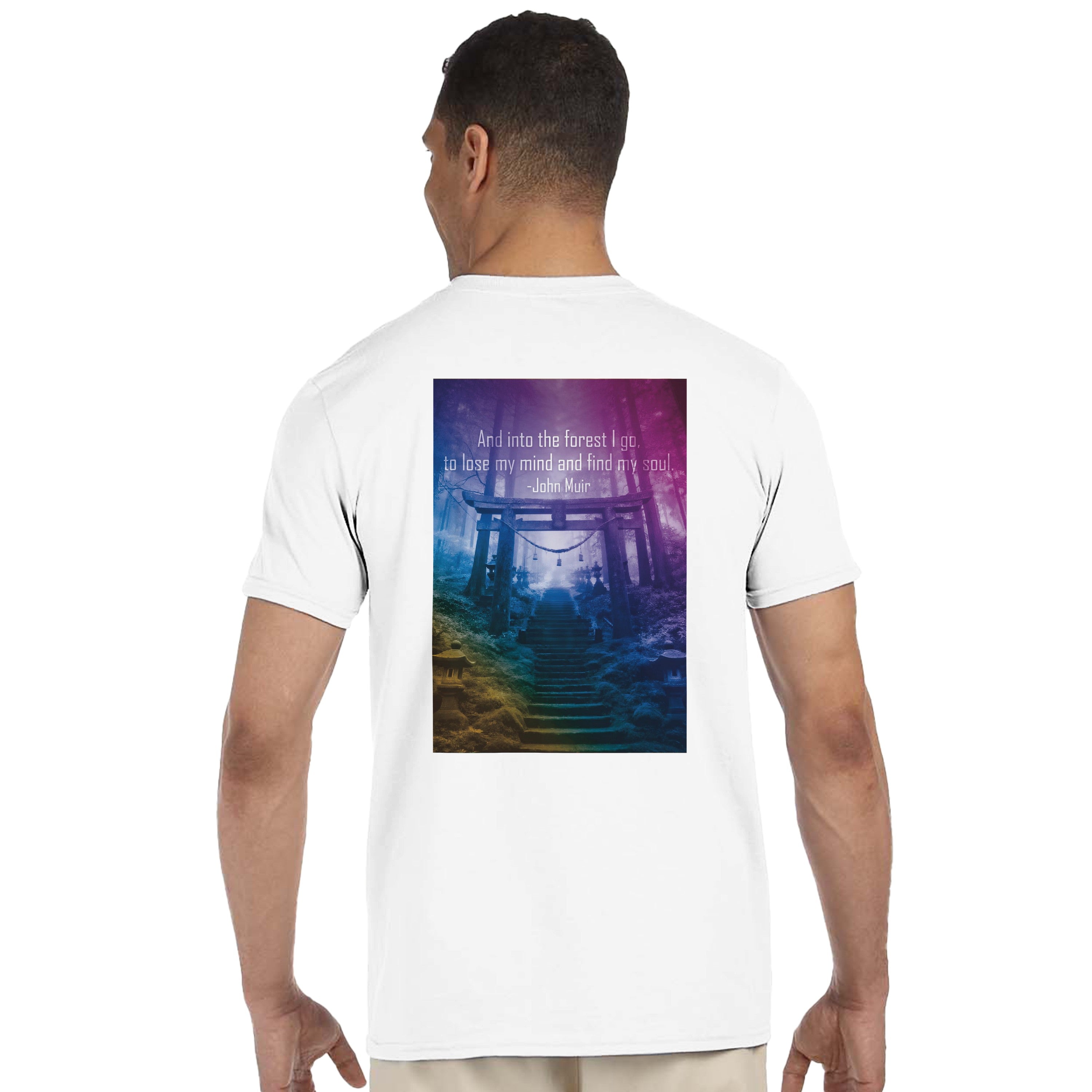 CAMISETA SESSÕES PSICODÉLICAS DA FLORESTA JAPONESA