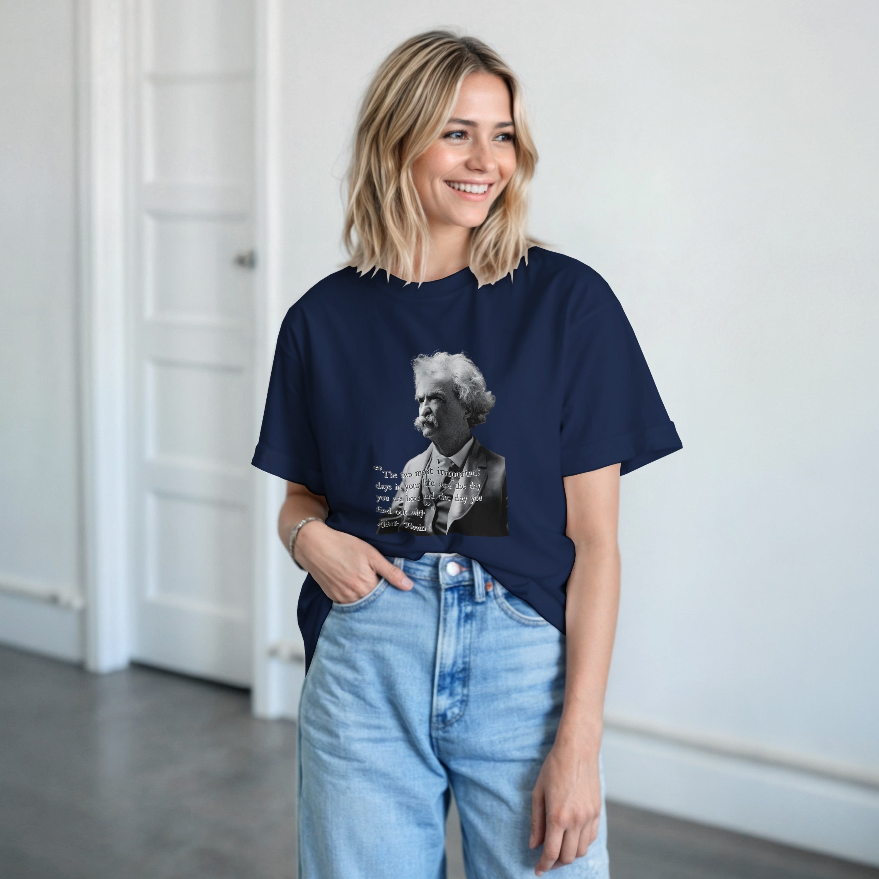 CAMISETA MASTER TWAIN PRETA E BRANCA