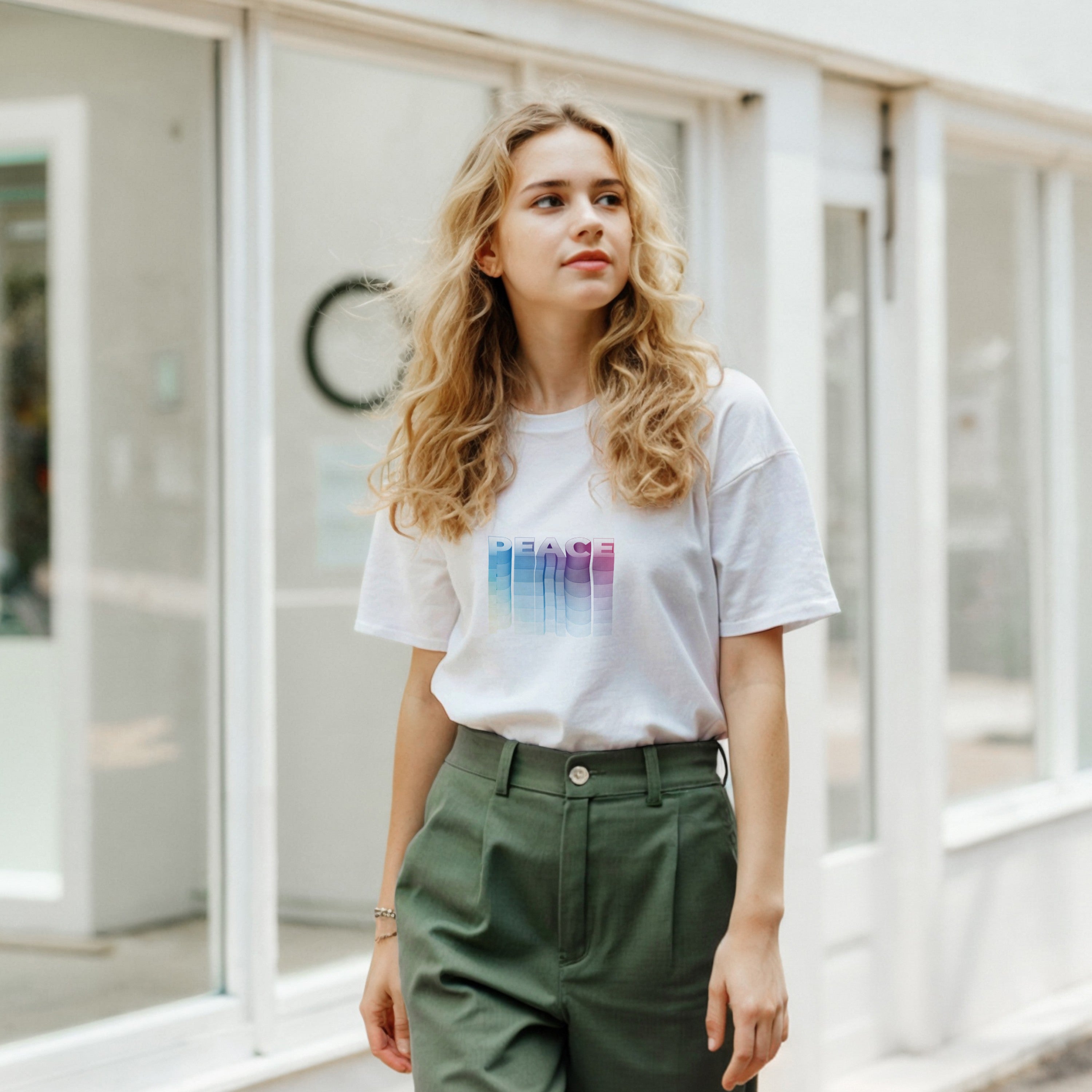 CAMISETA PAZ PSICODÉLICOS