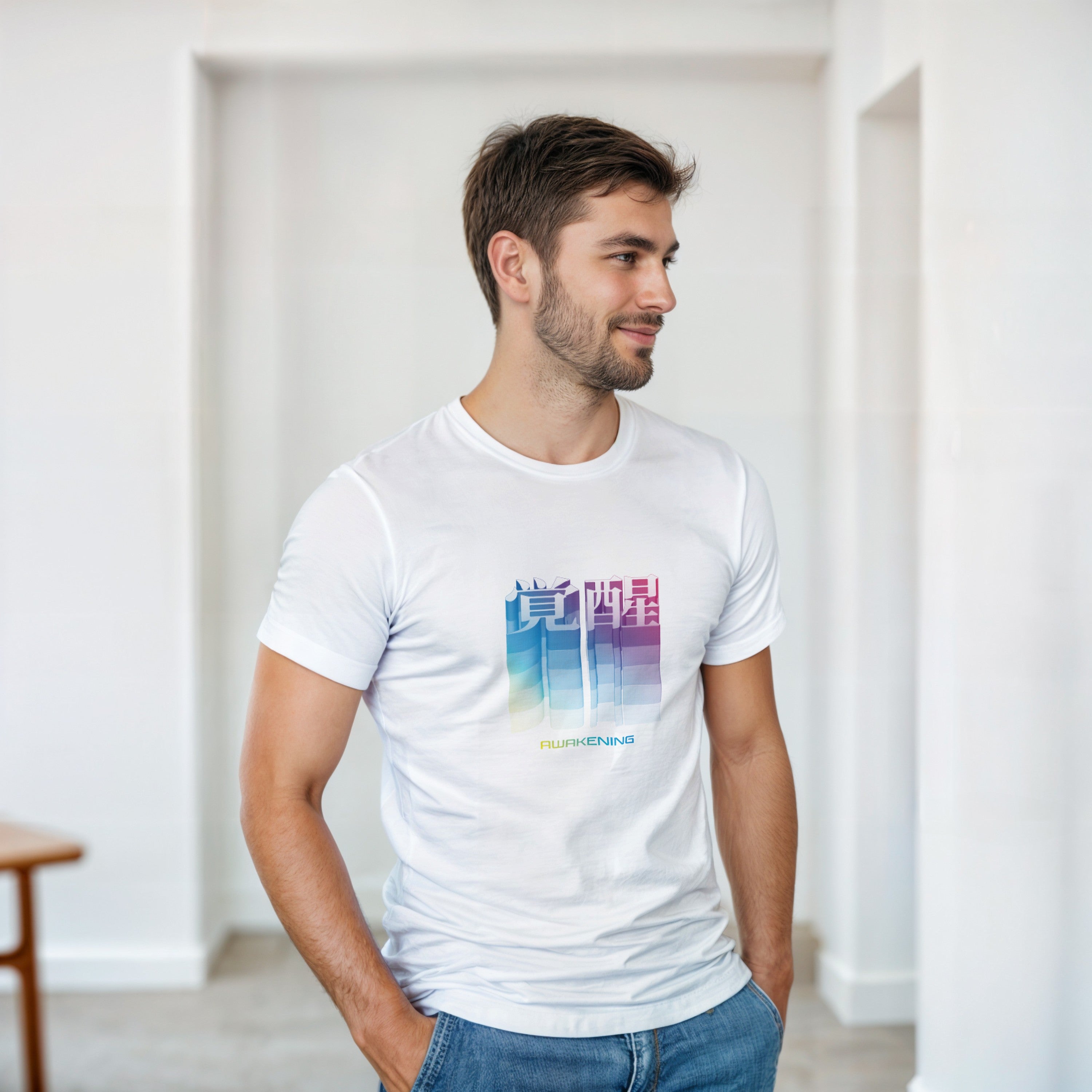 CAMISETA KANJI JAPONÉS DESPERTAR PSICODÉLICOS